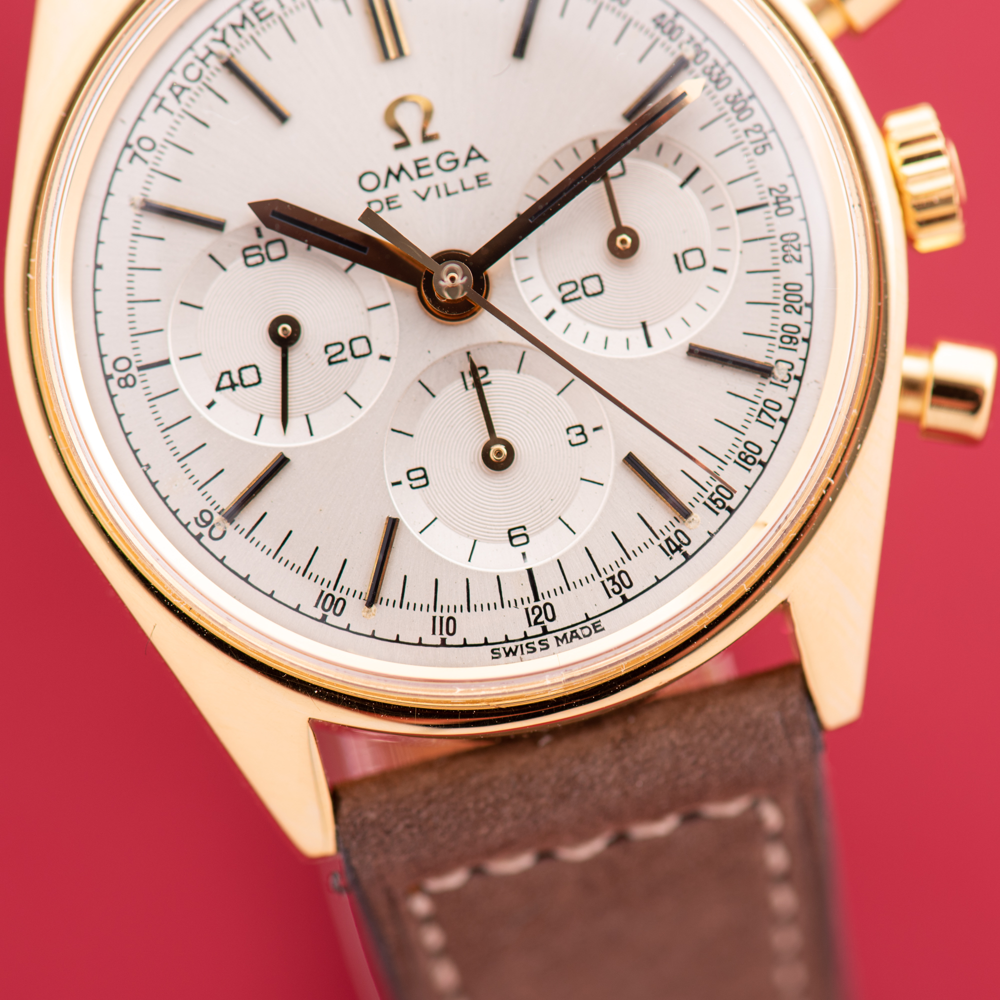 Vue de Omega De Ville Chronograph cal 861 from 1969 Réf 145.018