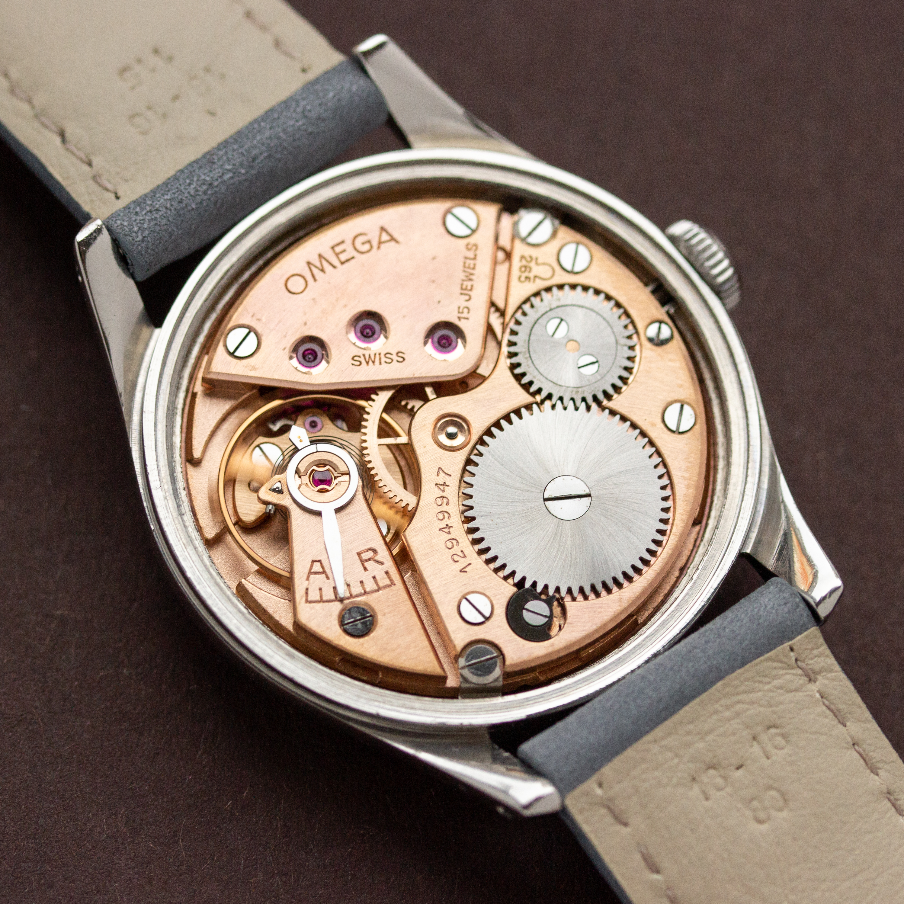 View of Omega Pre-Seamaster Dress Sub Second Ref 2639 from 1951