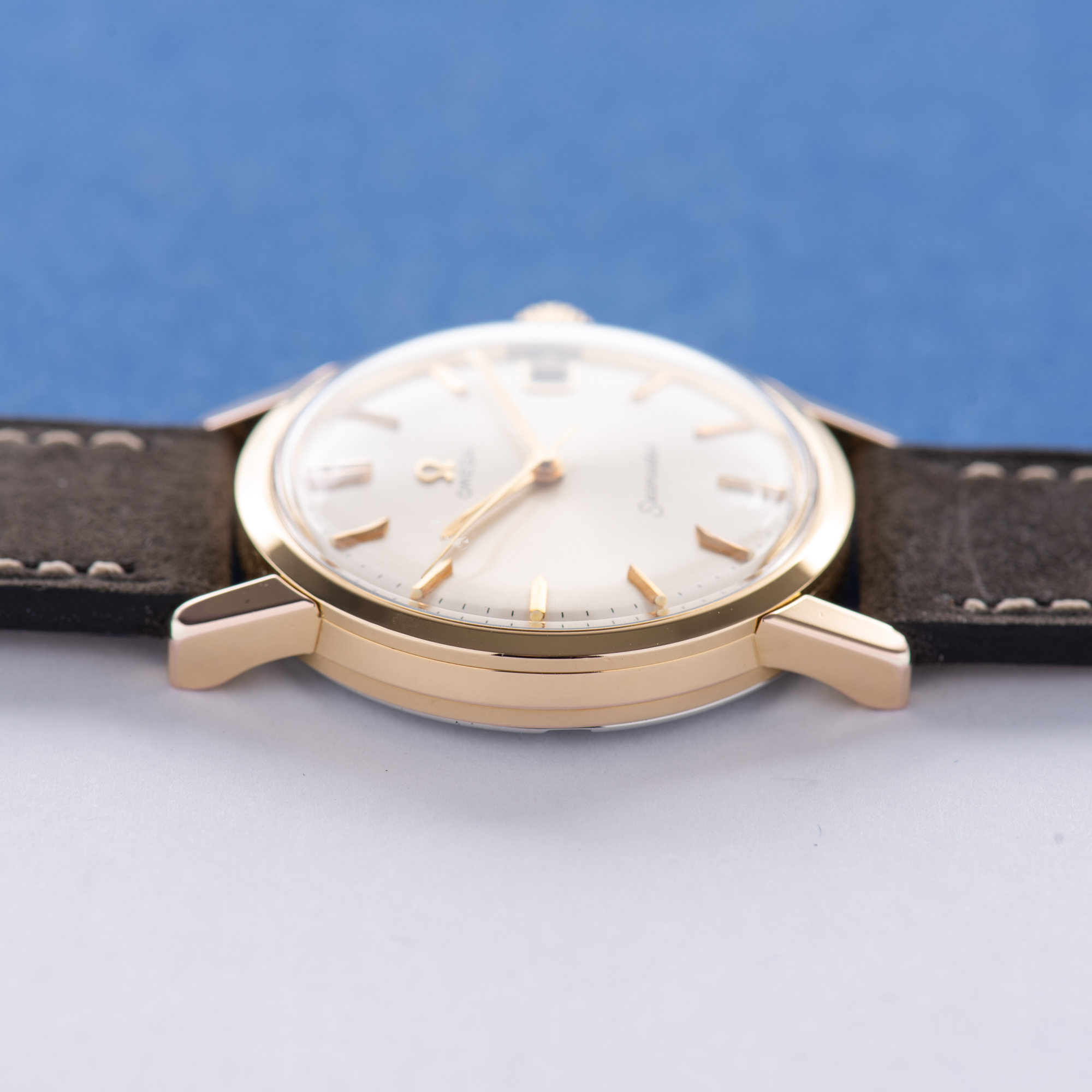 View of Omega Seamaster Date from 1964 Ref 136.005