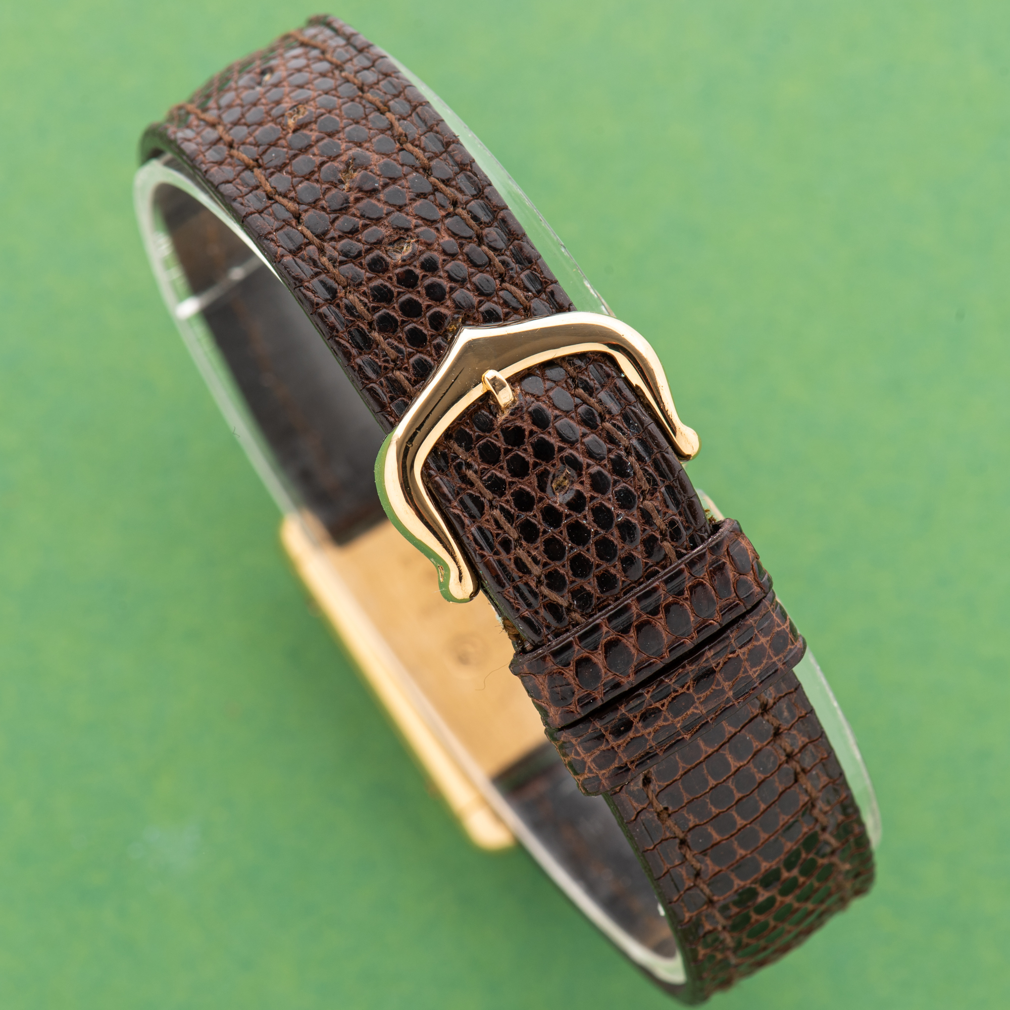 Vue de Cartier Must de Tank de Must Vermeil PM Yellow Lemon Dial