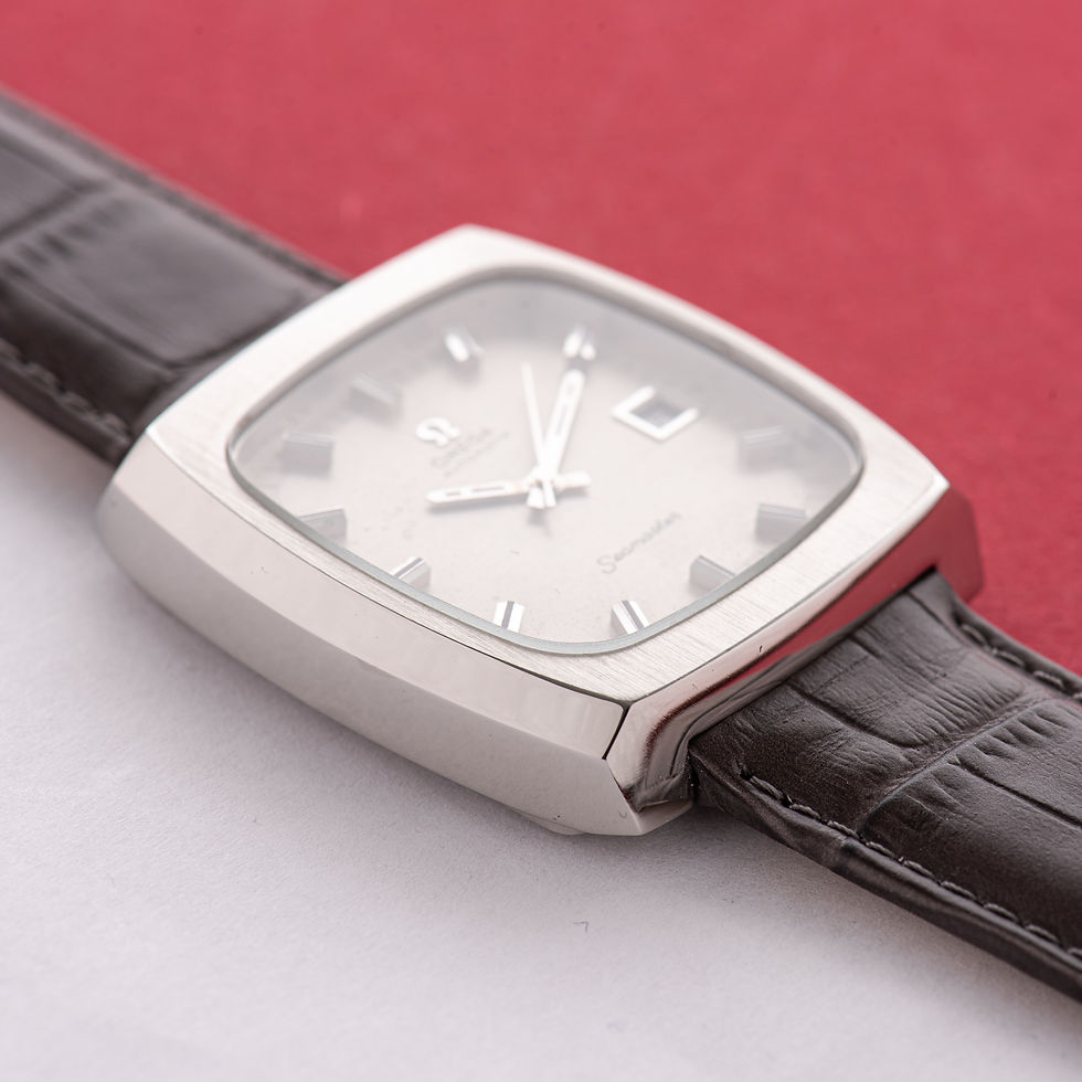 Thumbnail: Omega Seamaster Automatic Date Oversize TV Réf 166.0138
