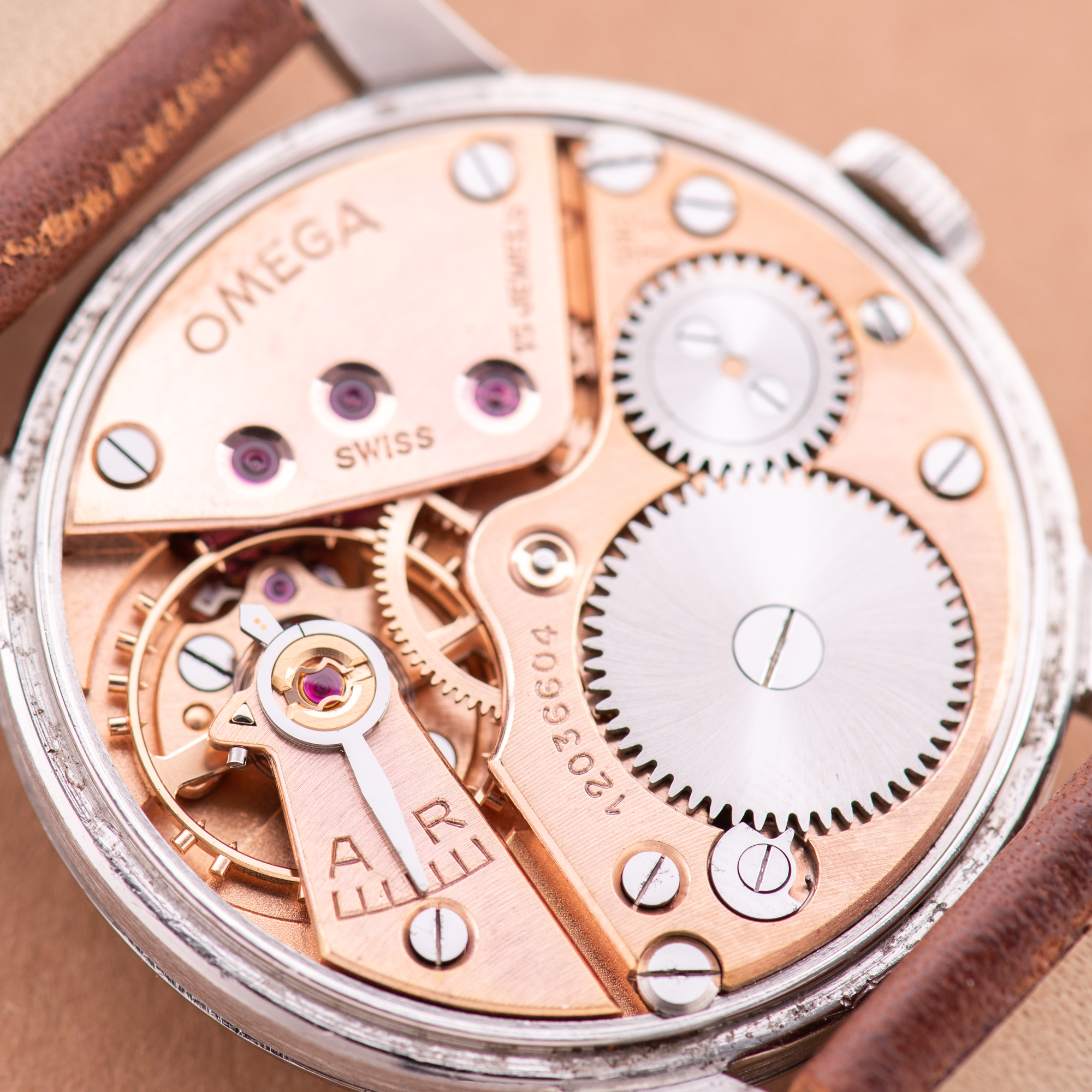 View of Omega small second ref 2495-13 cal 265