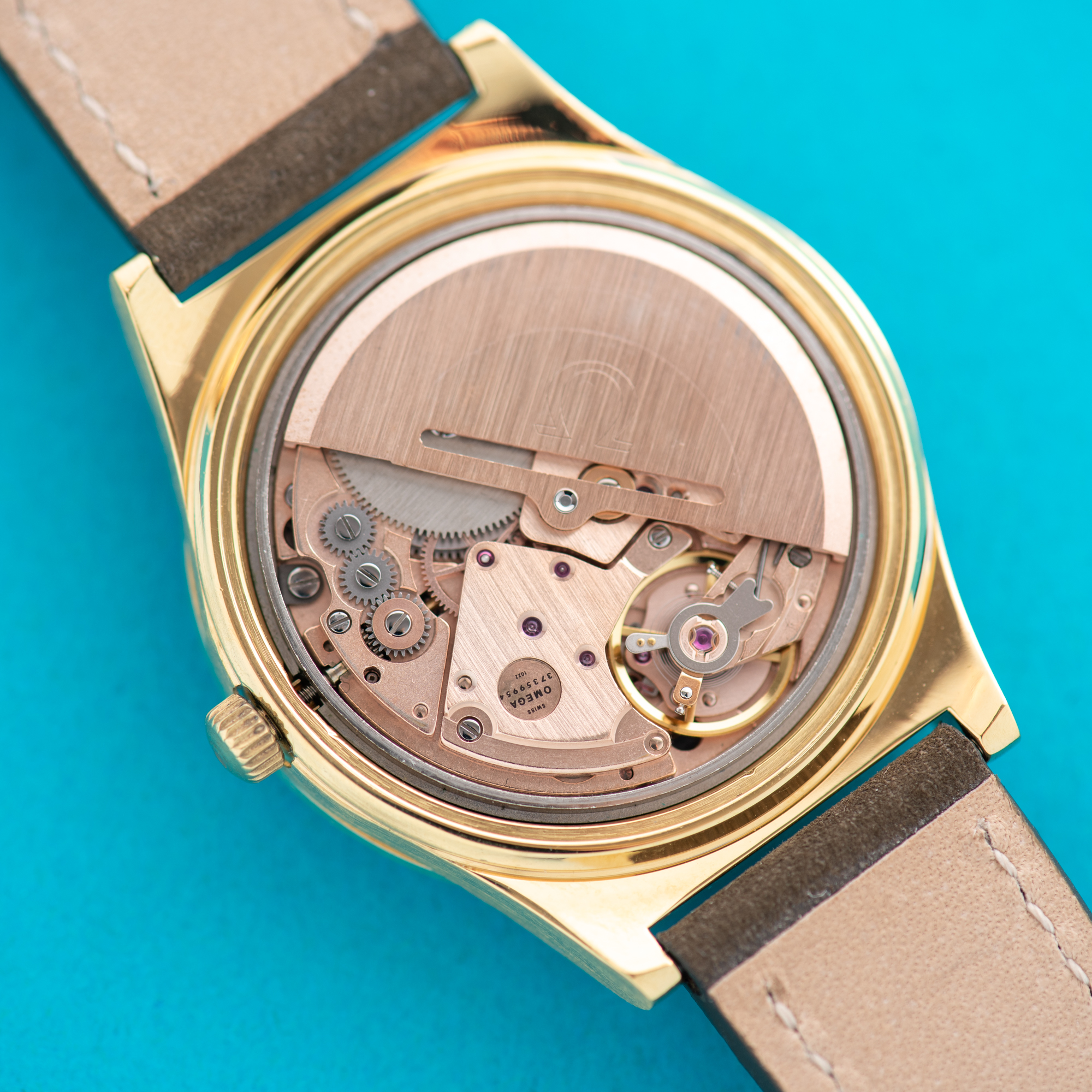Zicht op Omega Genève Dag Datum Automatisch Cal 1022 Ref 166.069