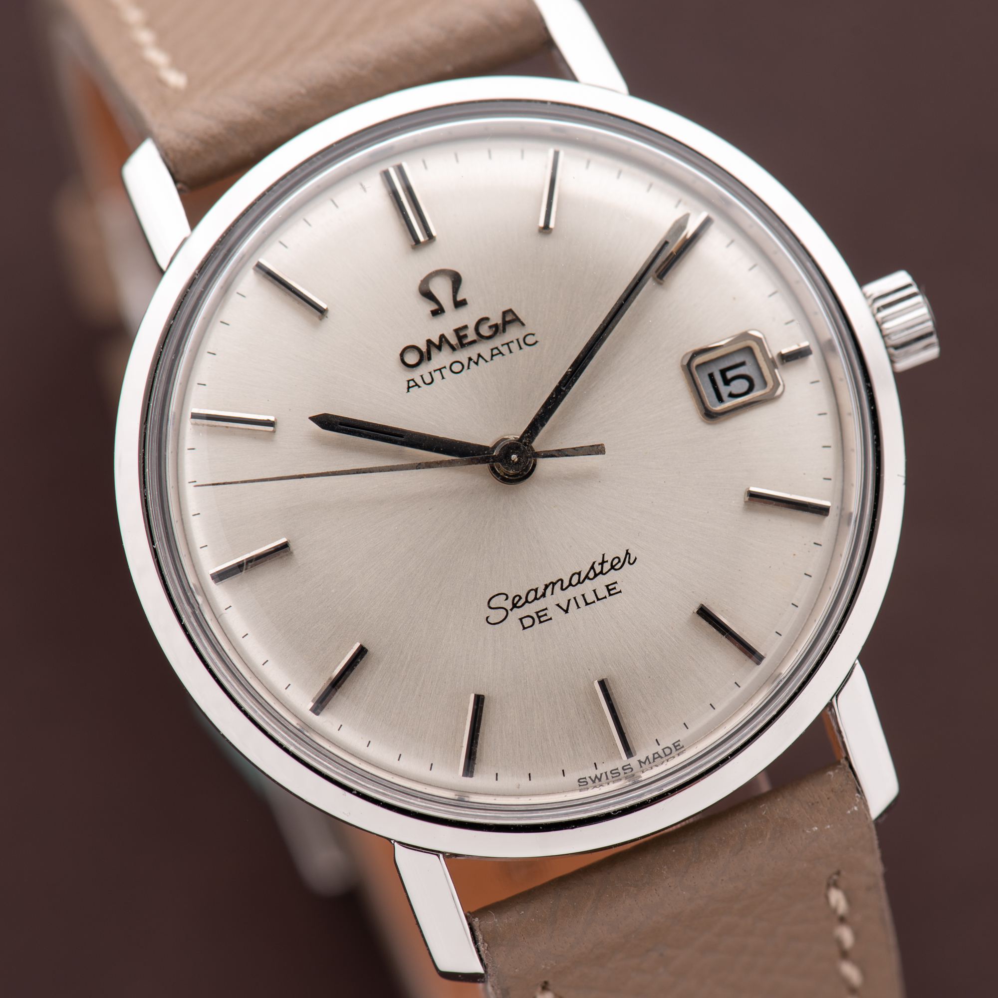View of Omega Seamaster De Ville Automatic Date Réf 166.020