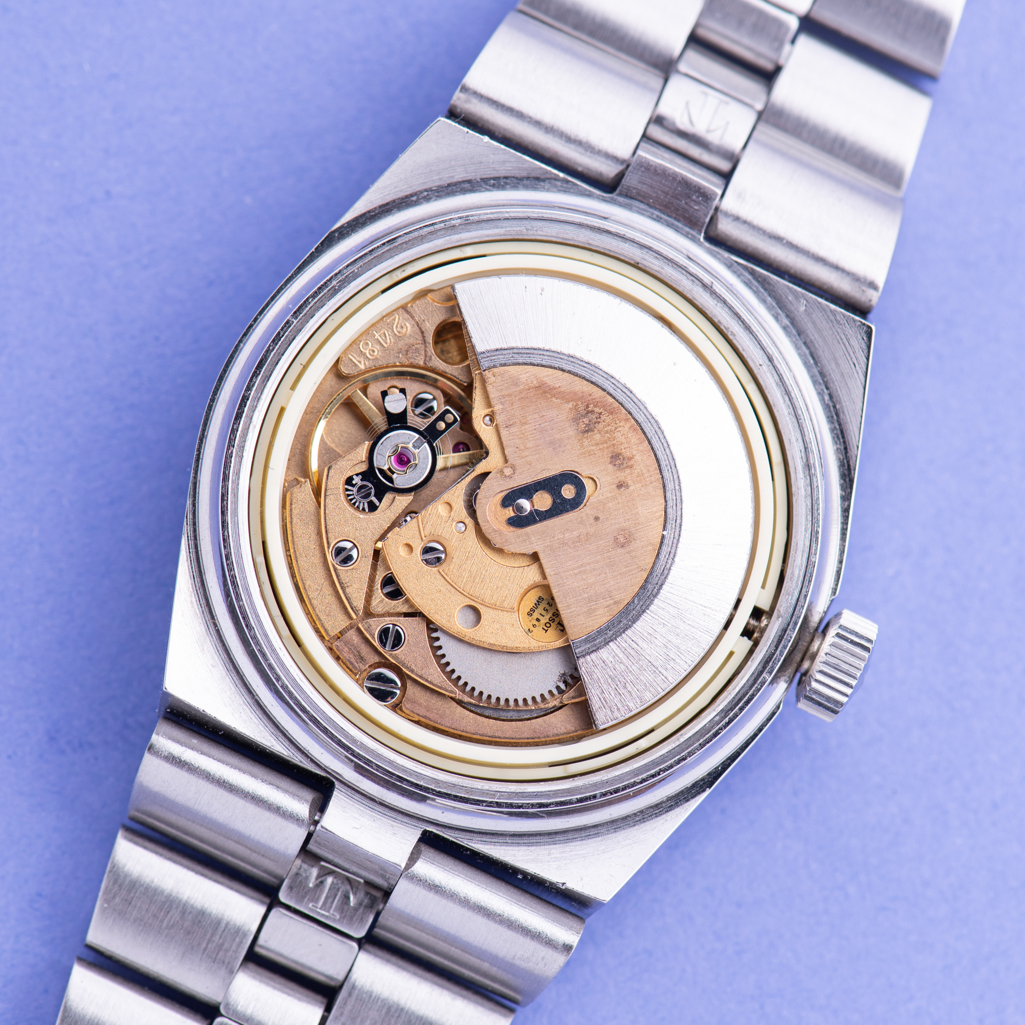 View of Tissot PR516 GL Red Bordeaux Ref 44672-6