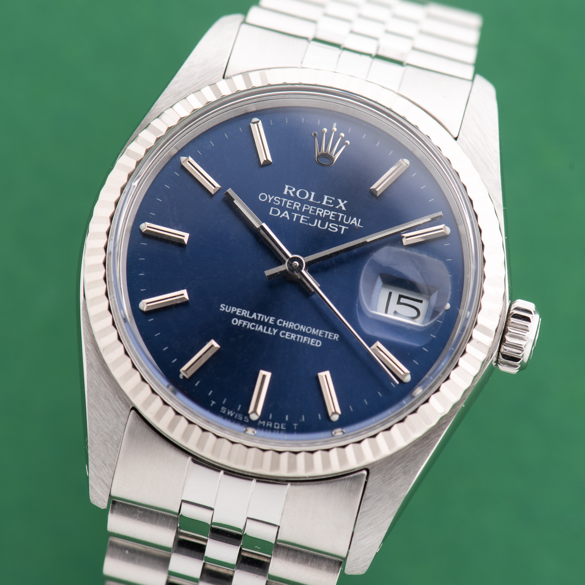 Vue de Rolex Oyster Perpetual Datejust from 1988  Réf 16014