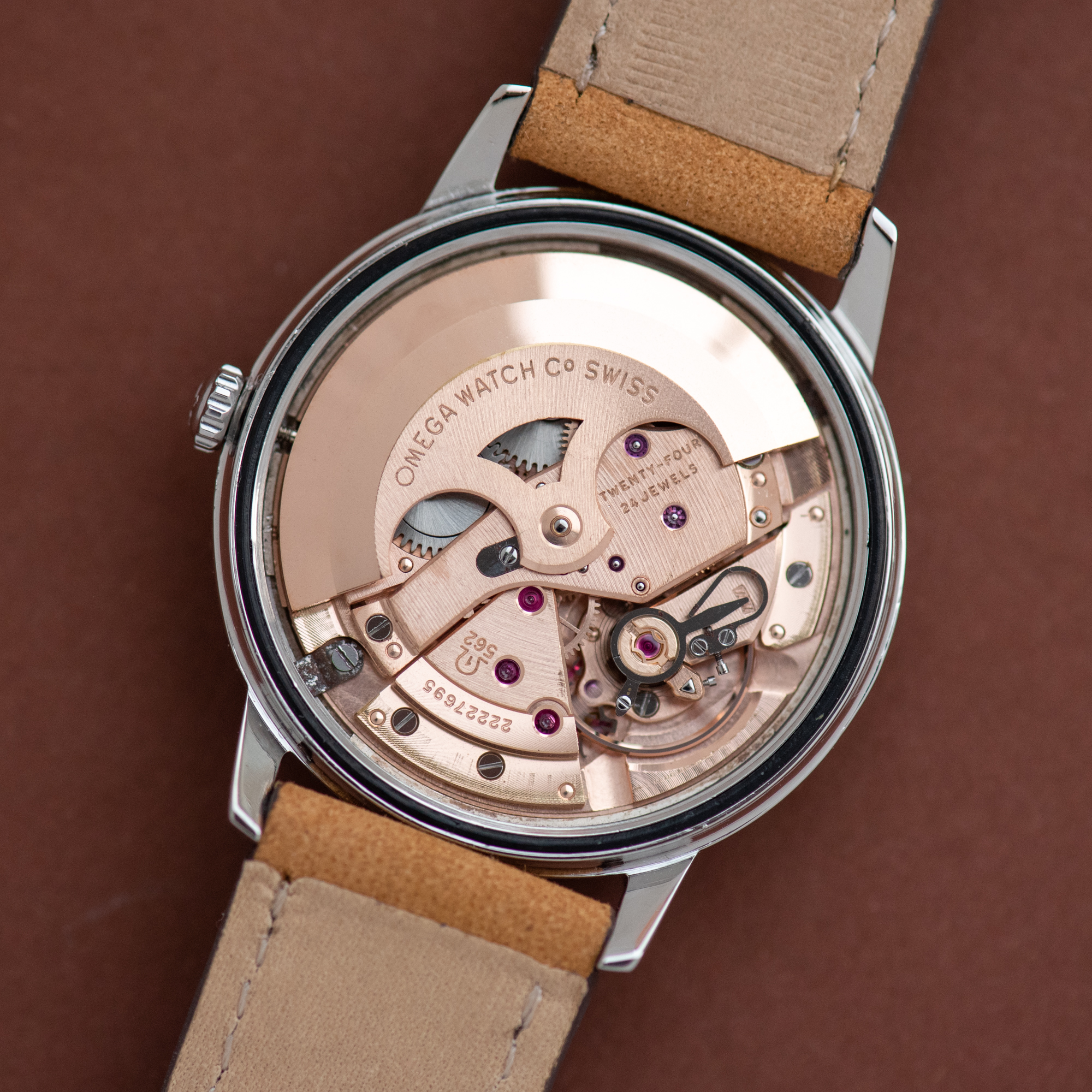 View of Omega Seamaster Automatic Date Ref 166.002 from 1965