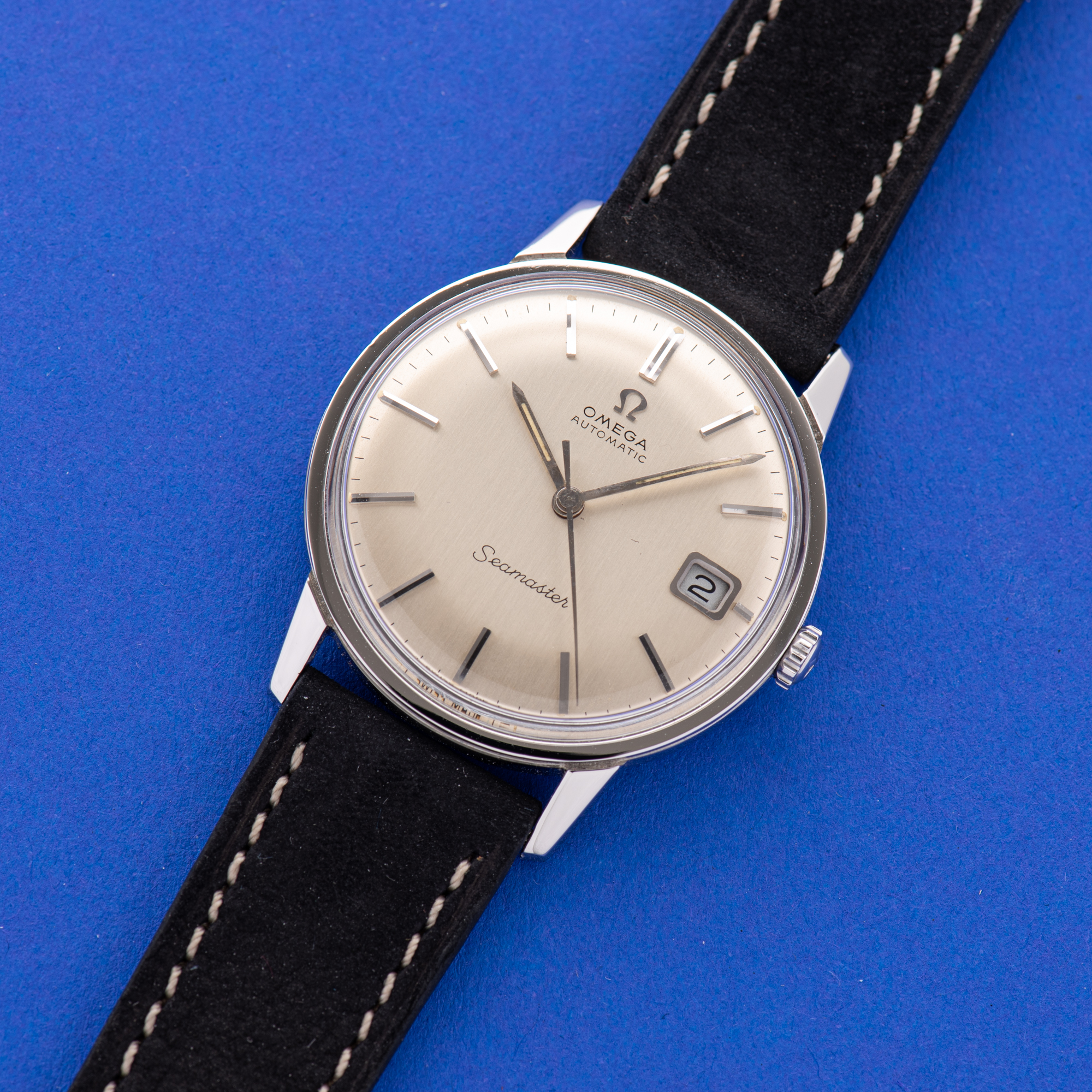 Vue de Omega Seamaster Automatic Date from 1968 Réf 166.002