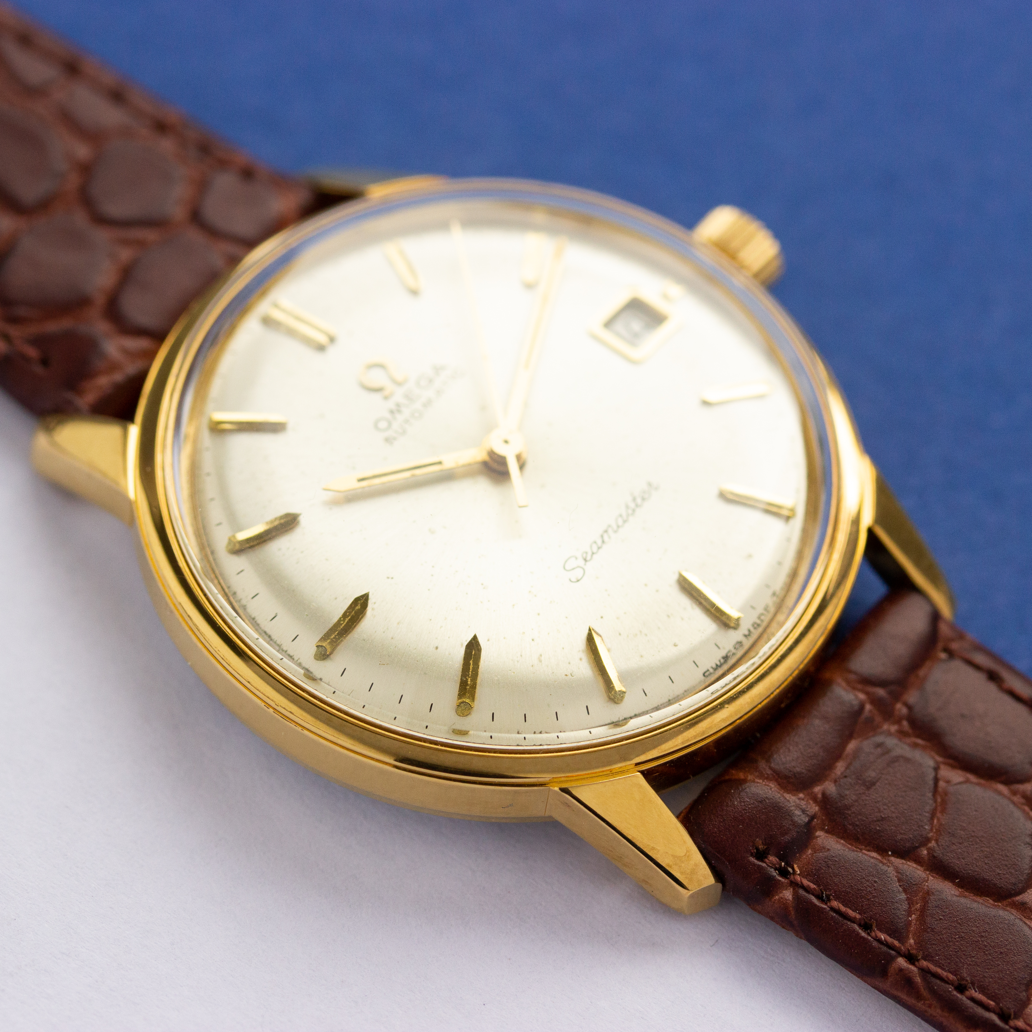 View of Omega Seamaster Automatic Date ref 166.002