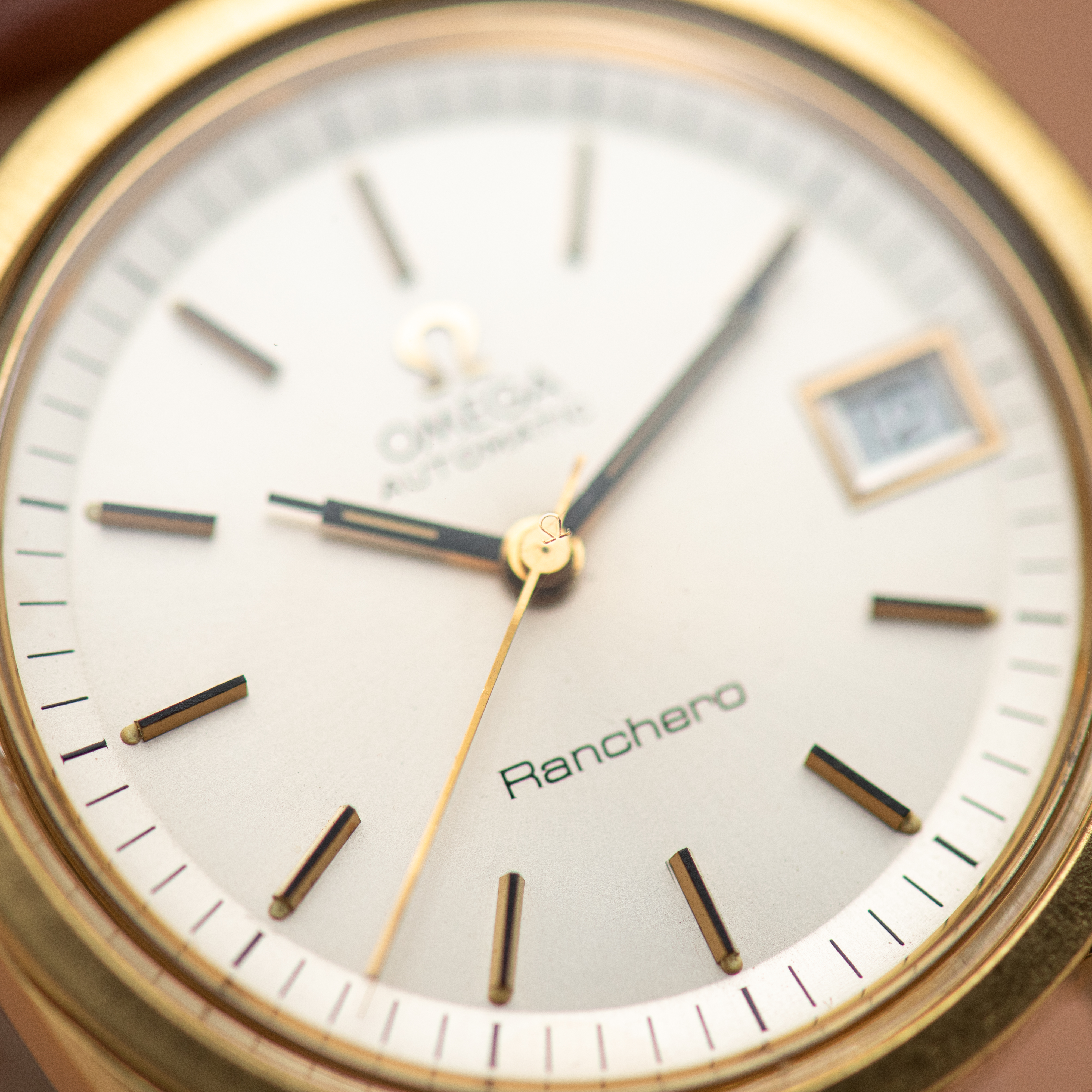 Zicht op Omega Ranchero Automatic Vanaf 1974 Ref 166.0218 cal 1012