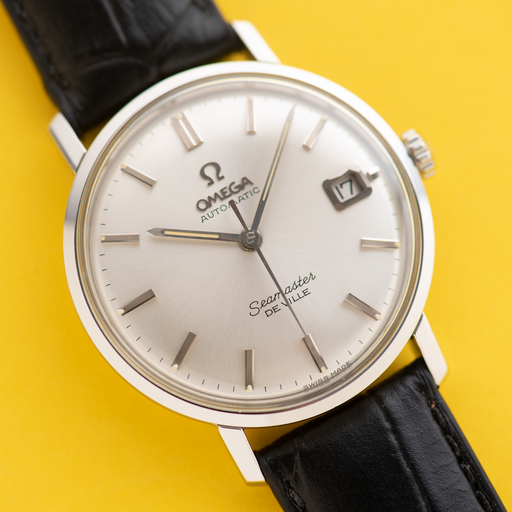 Zicht op Omega Seamaster De Ville Automatic Datum Ref 166.020