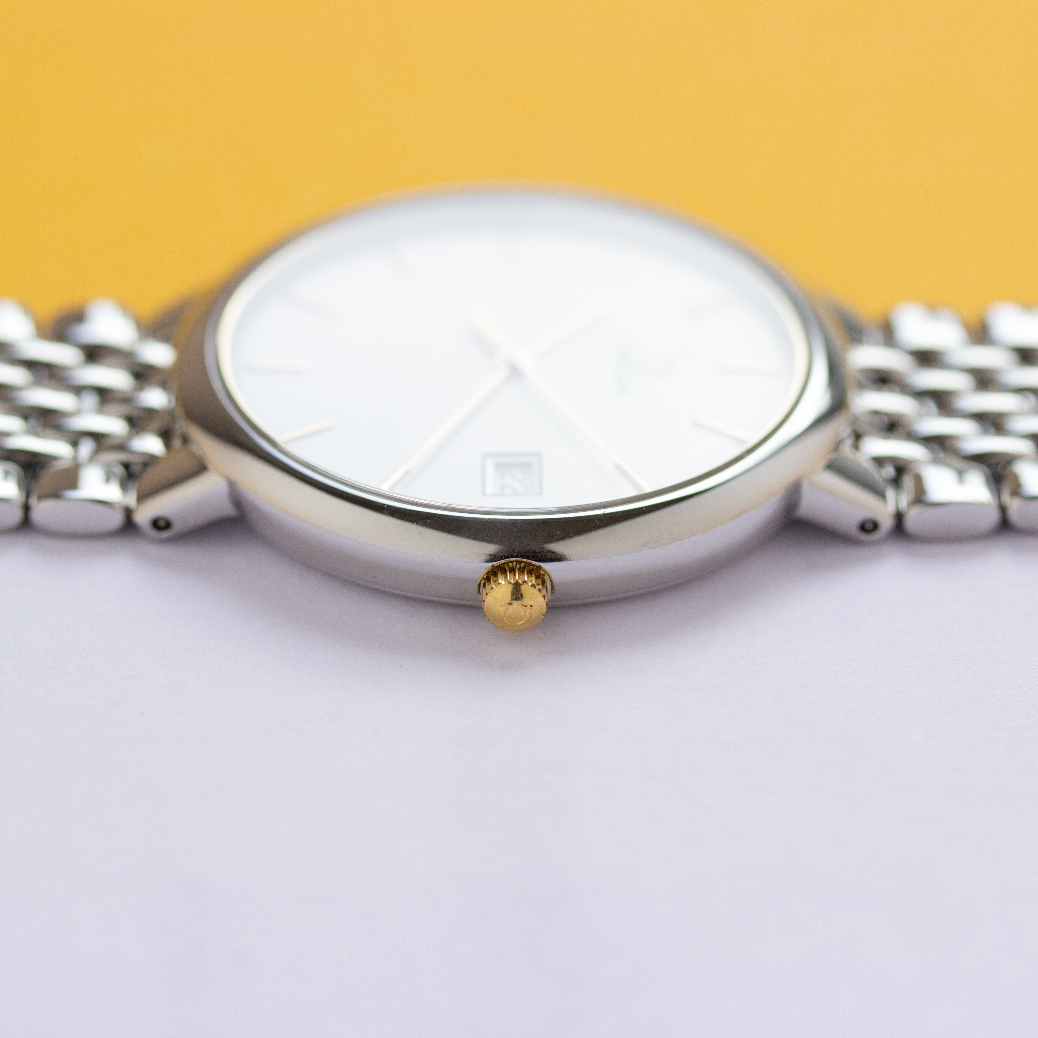 Zicht op Omega De Ville Quartz Referentie 396.1012