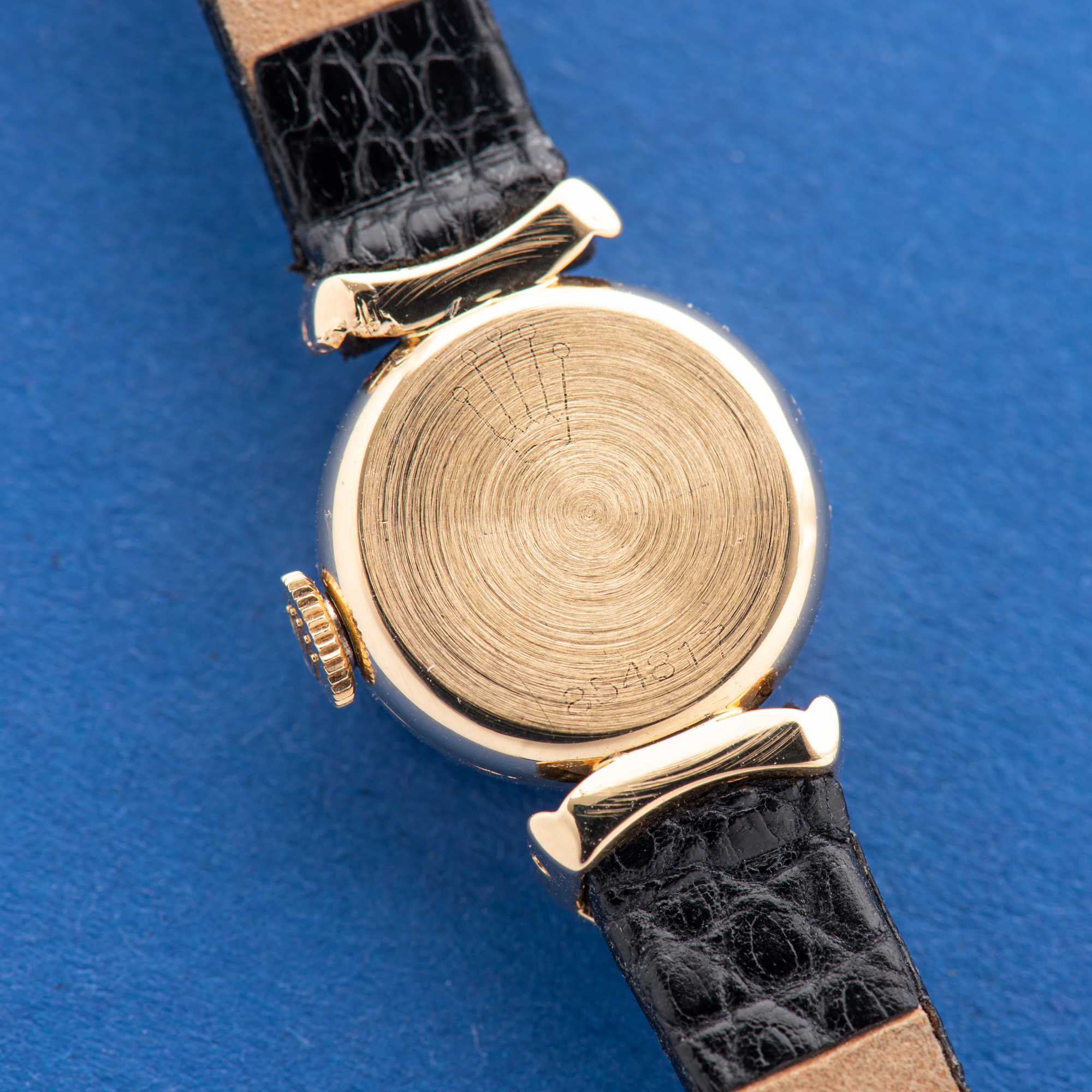View of Rolex Precision Cocktail watch 18K Yellow Gold Ref 2132