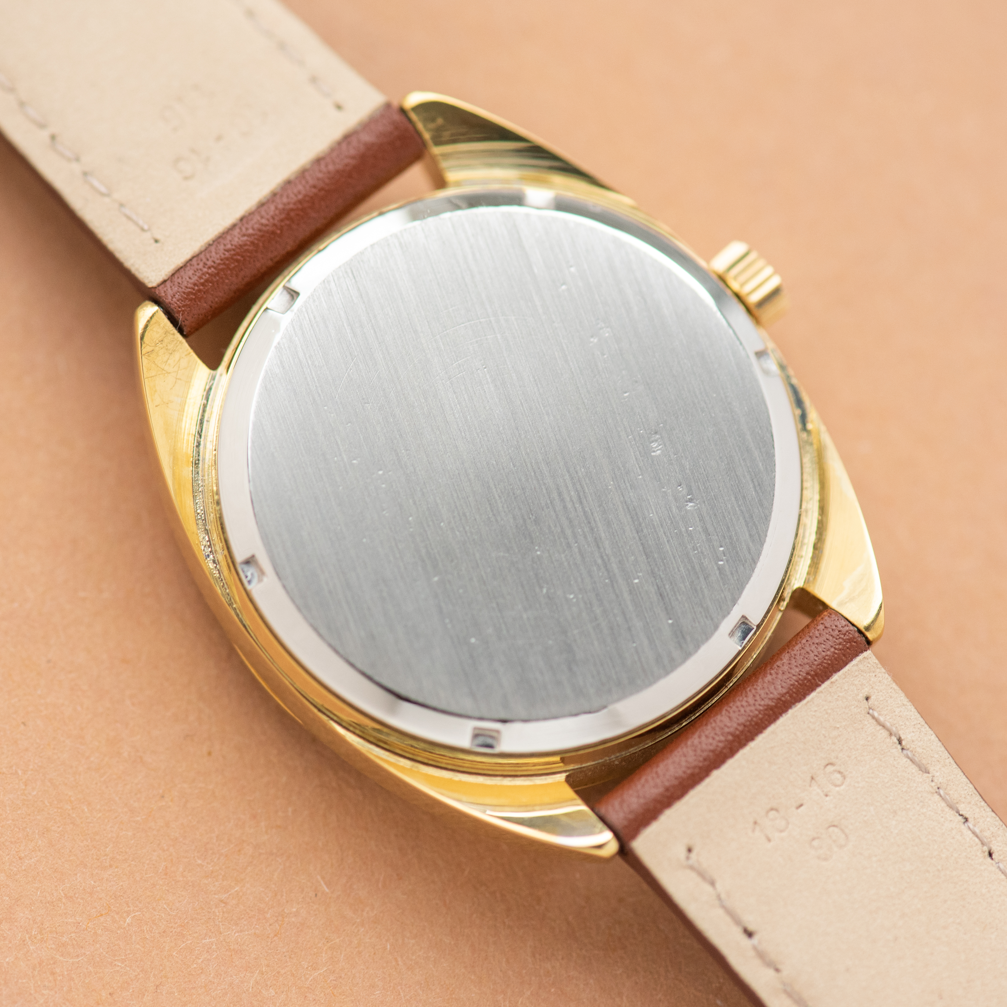 Zicht op Omega Ranchero Automatic Vanaf 1974 Ref 166.0218 cal 1012