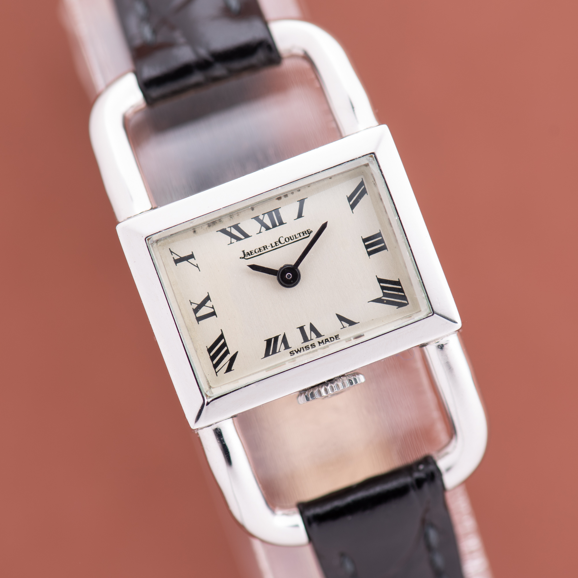 View of Jaeger-LeCoultre Etrier Lucchetto for Hermes Réf 1670.42