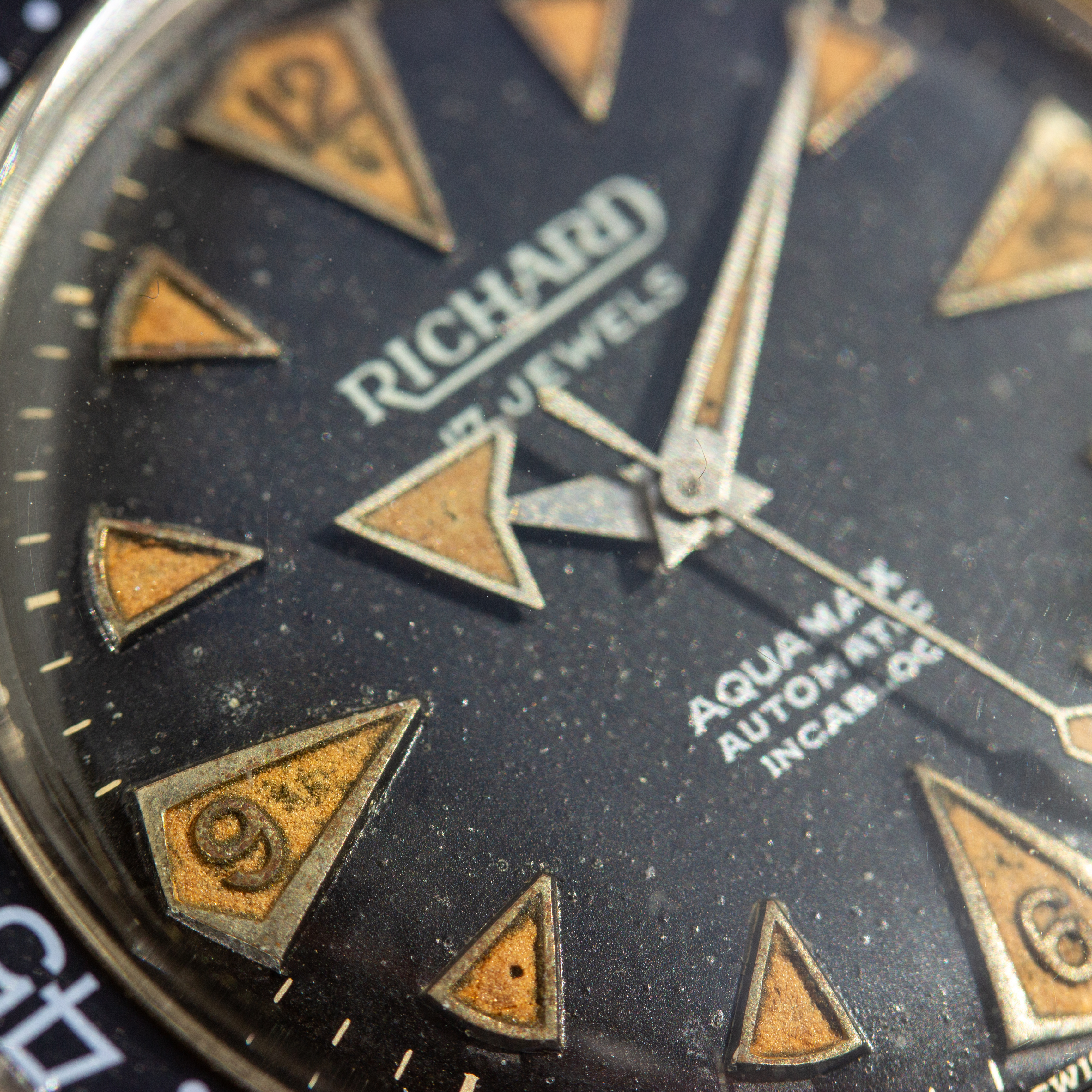 Vue de Richard Aquamax 17 Jewels Automatic Compressor Diver réf 8827