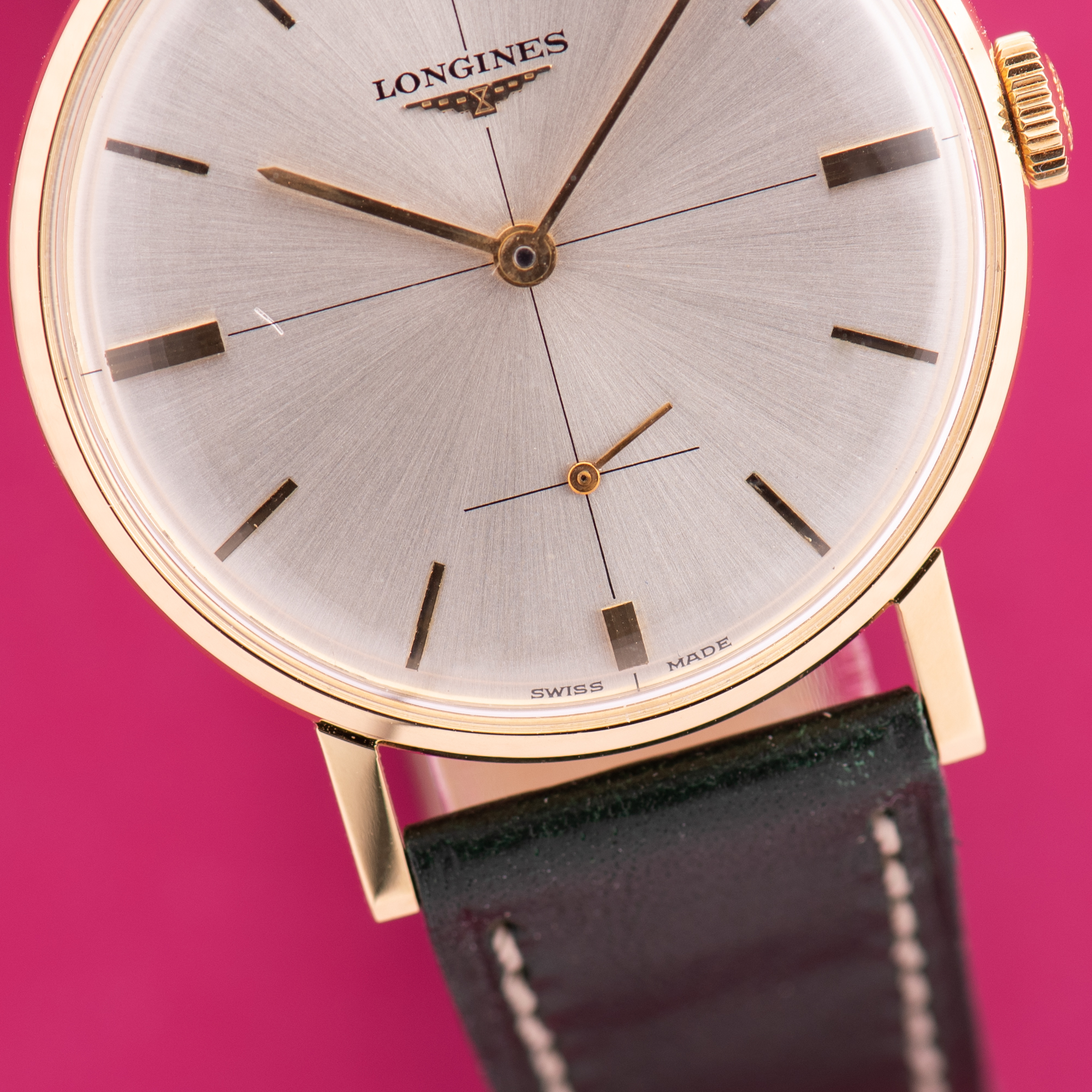 Vue de Longines Dress Sub Seconds 30L 18K Réf 7515