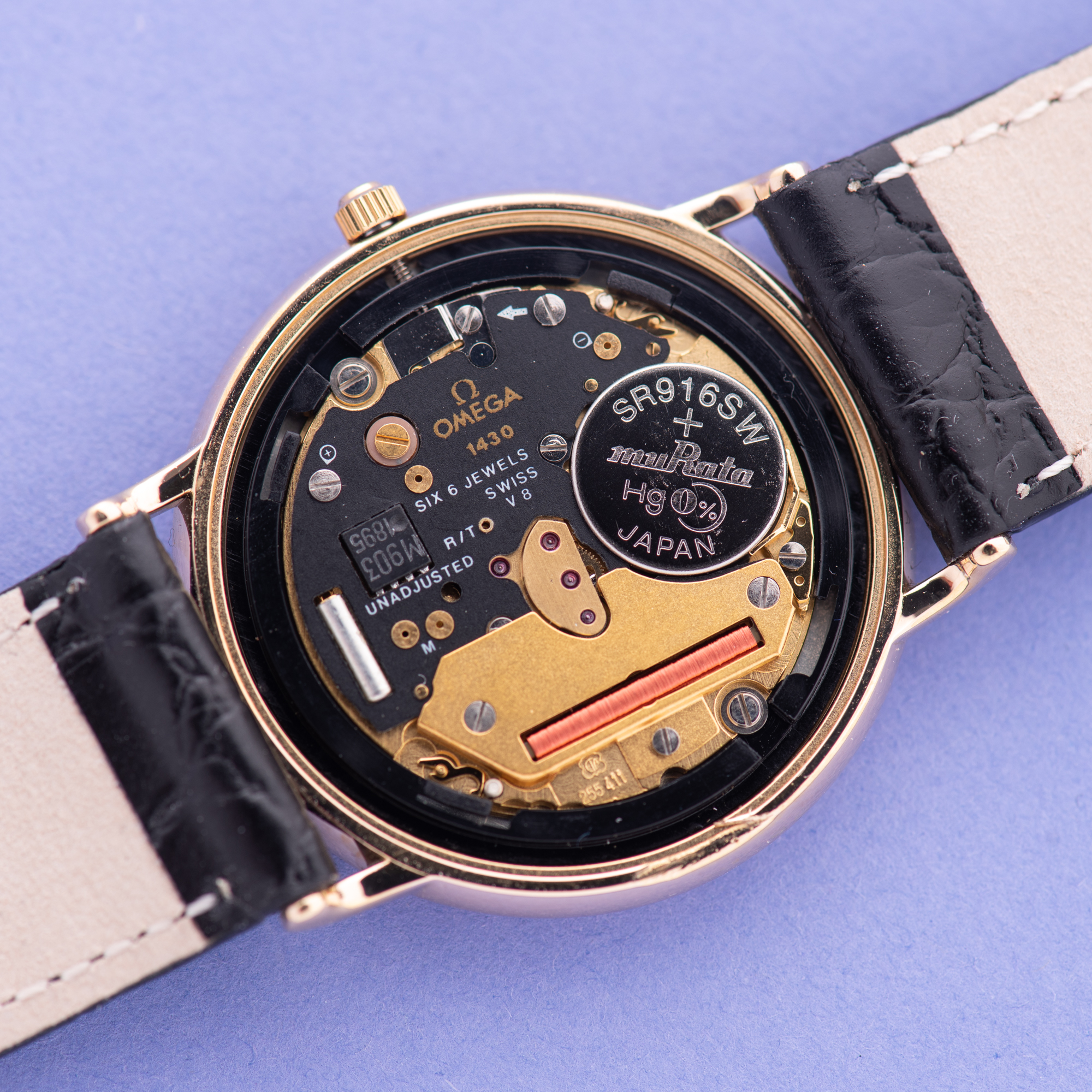 Vue de Omega De Ville Date Quartz Réf 196.0312