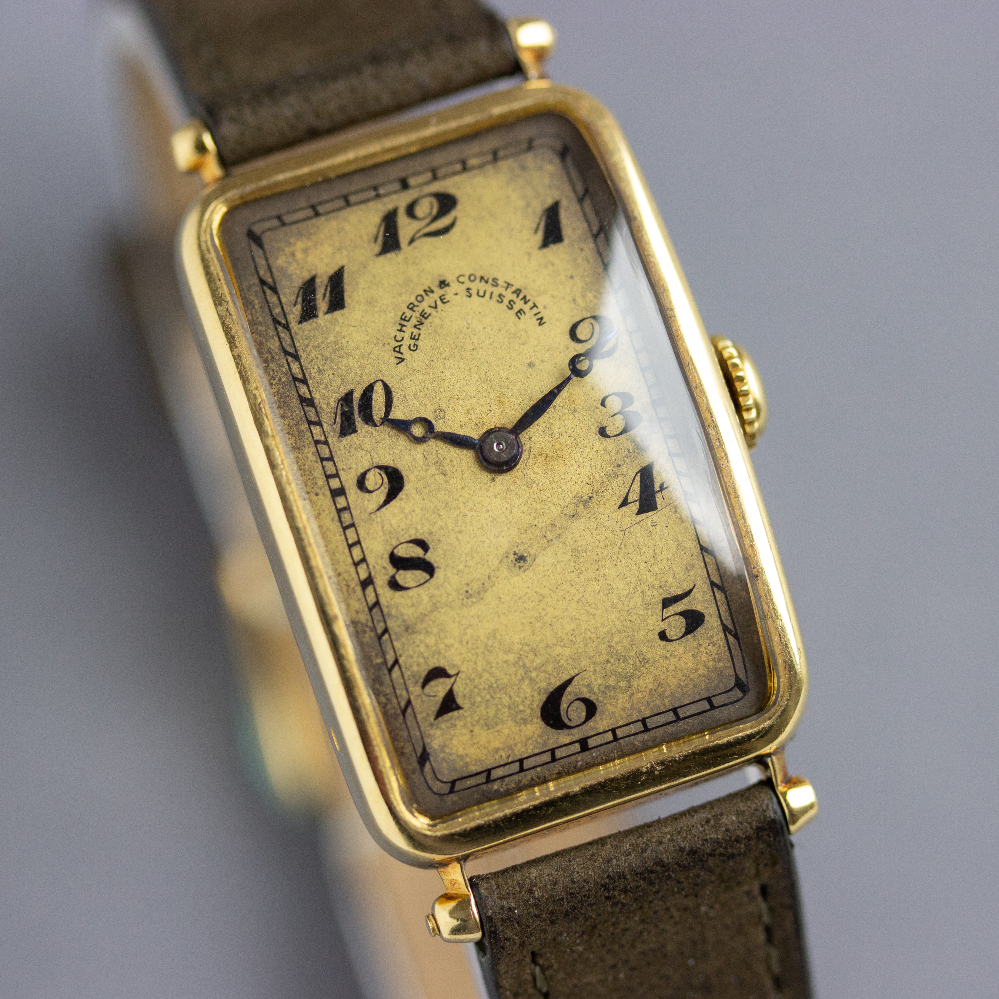 View of Vacheron Constantin Rectangulaire 1920s