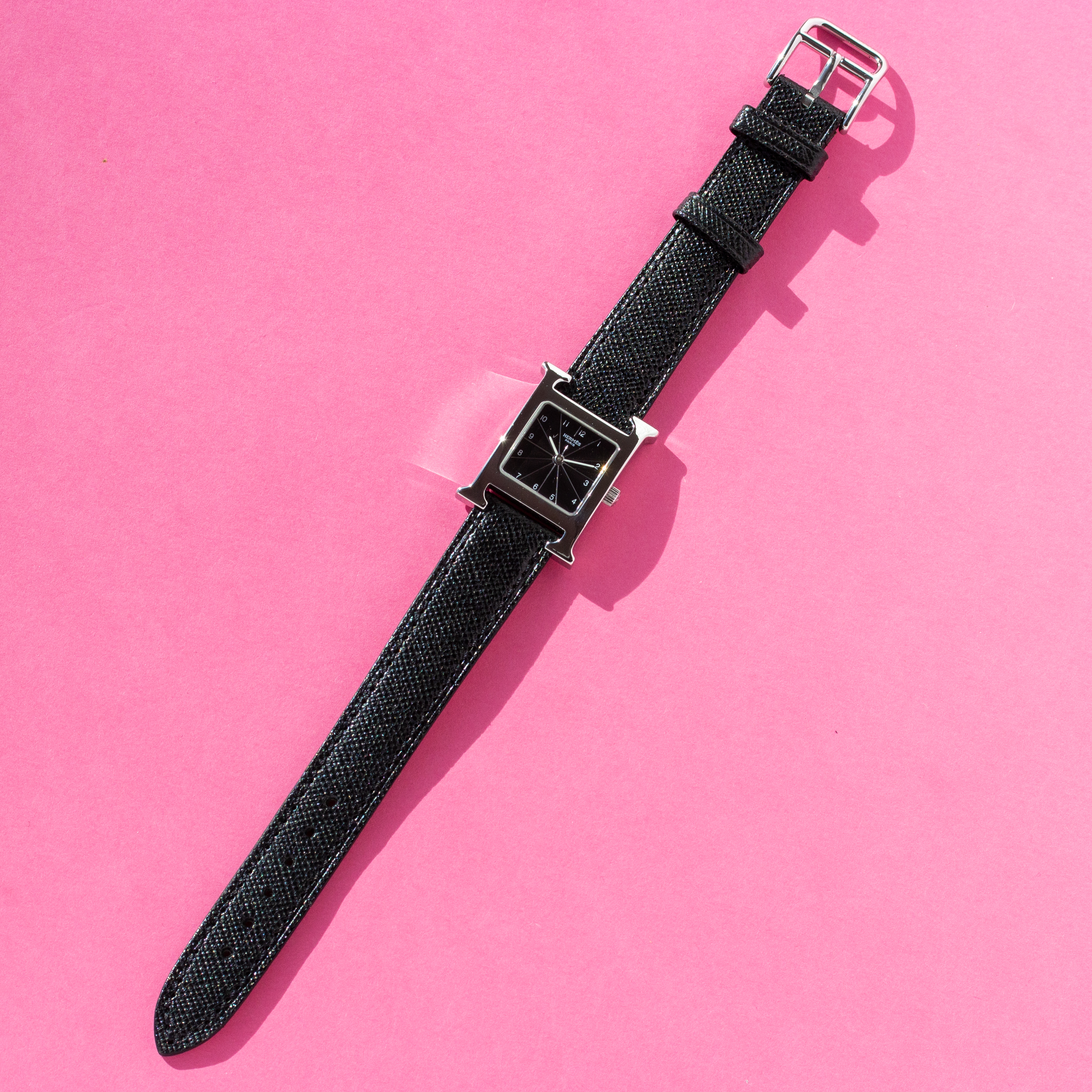 View of Hermes Time H Black ref HH1.210