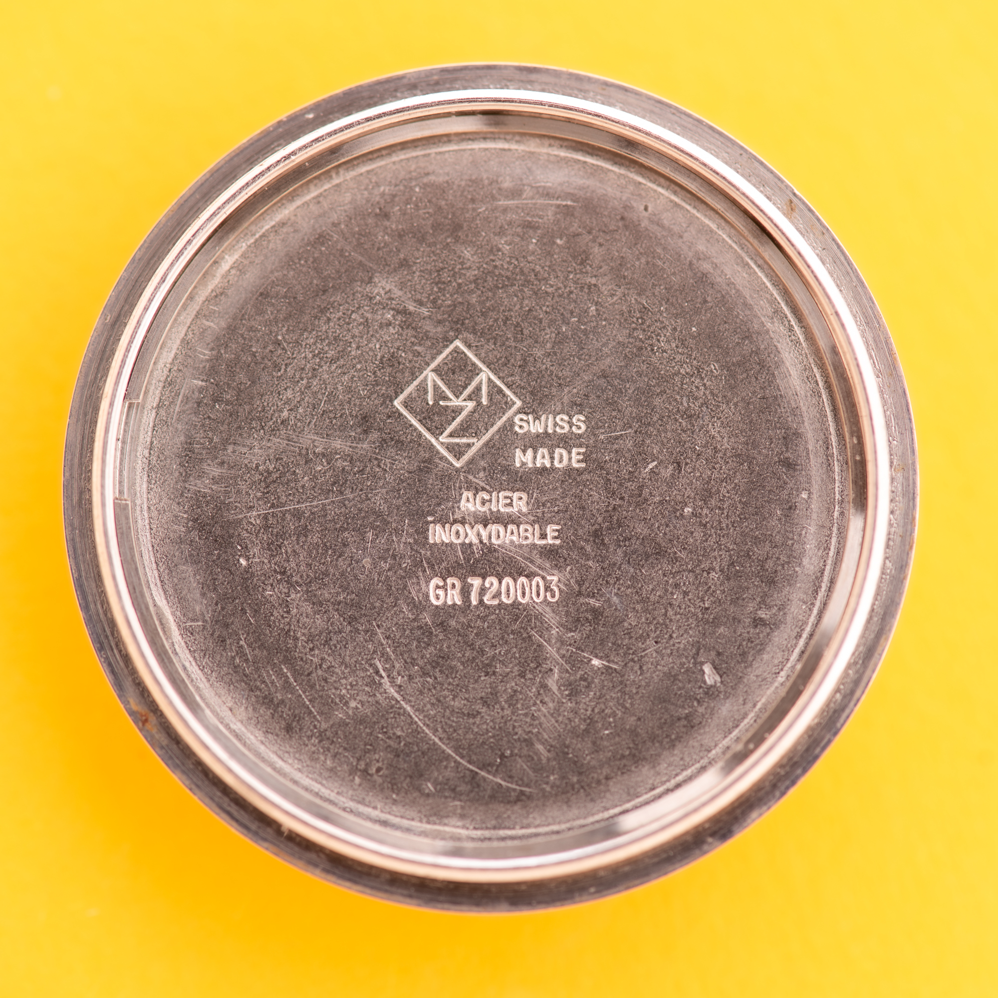View of Zenith Sporto Oversize Steel Cal 2542 Réf 140 E 576
