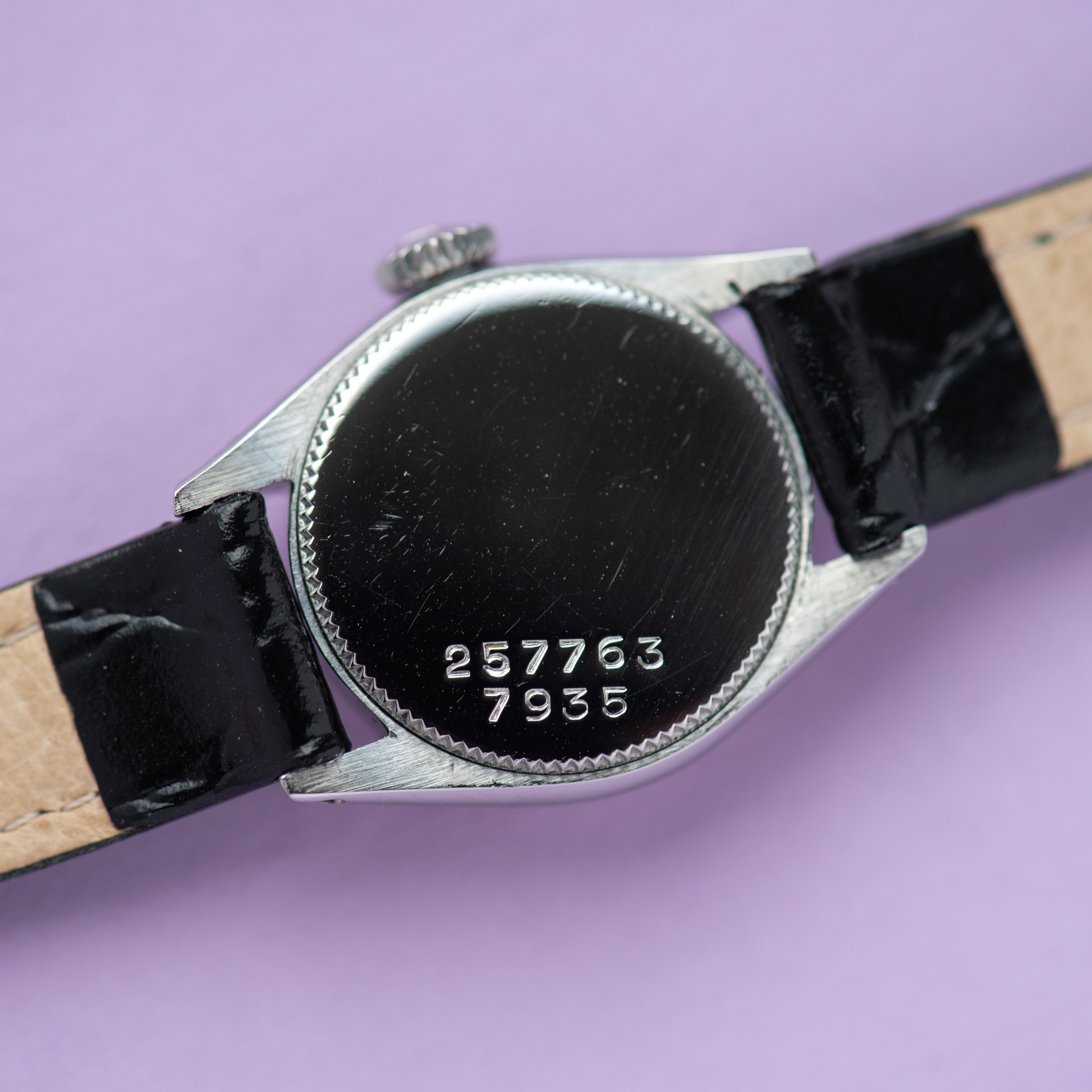 View of Tudor Small Rose Oyster Royal Shock-Resisting Réf 7935 from 1957