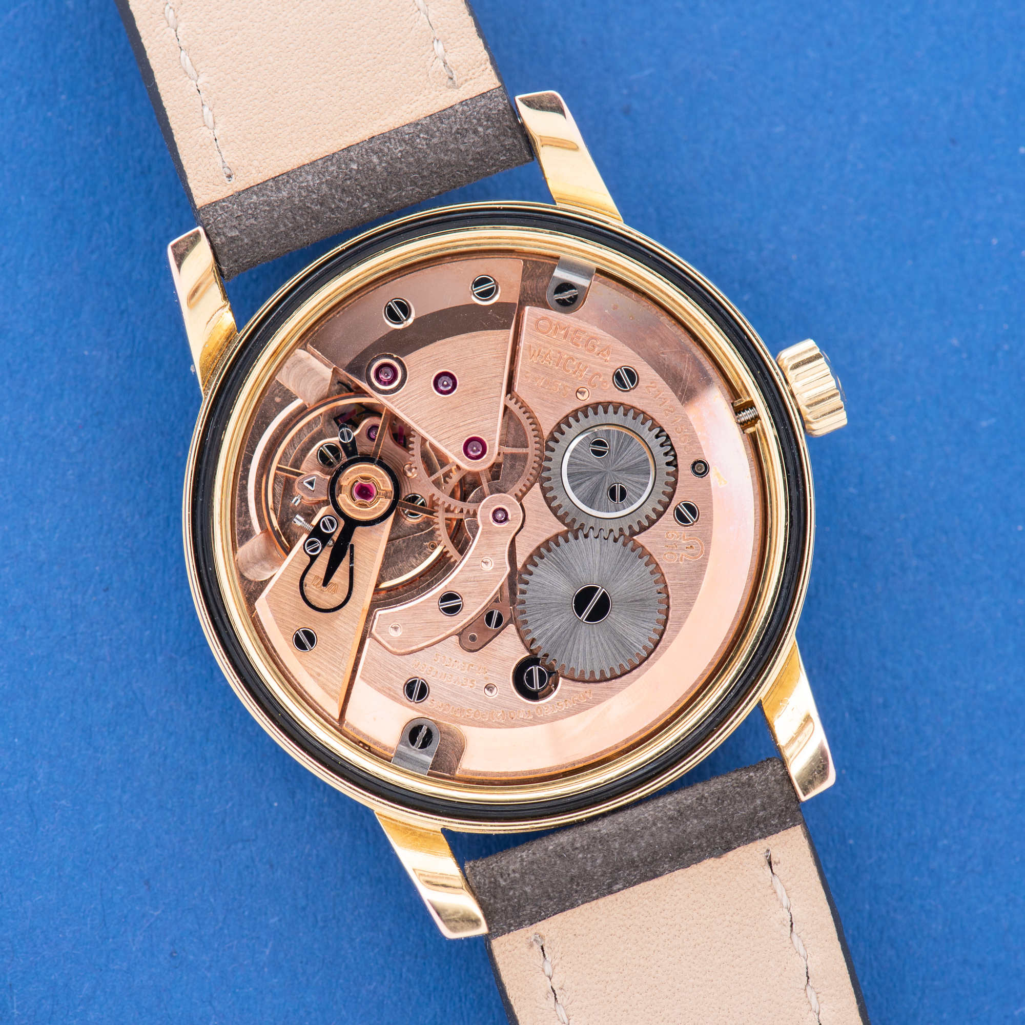 View of Omega Seamaster Date from 1964 Ref 136.005