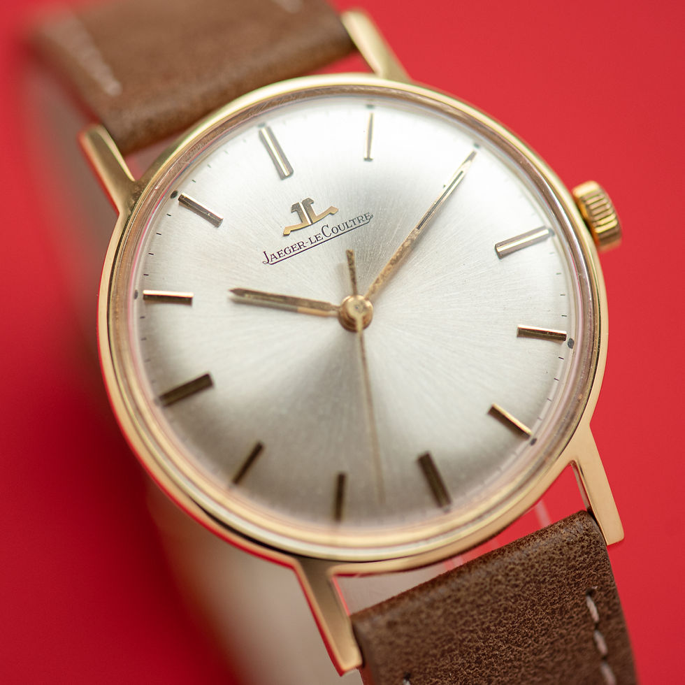 Miniature : Jaeger LeCoultre Dress centre seconds 18K Rare monobloc Réf 21002