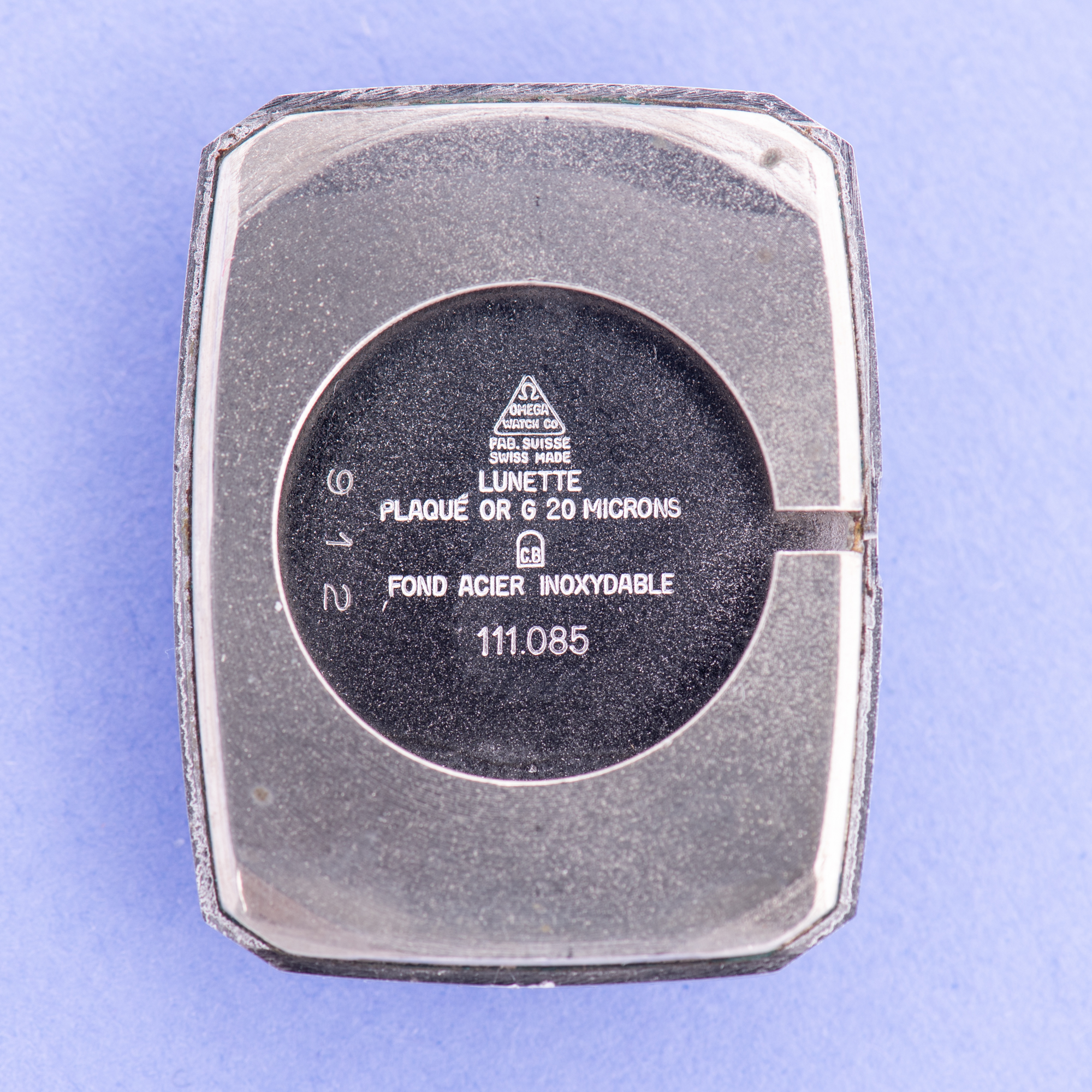 Zicht op Omega De Ville Rechthoekige Cal 620 Ref 111.085