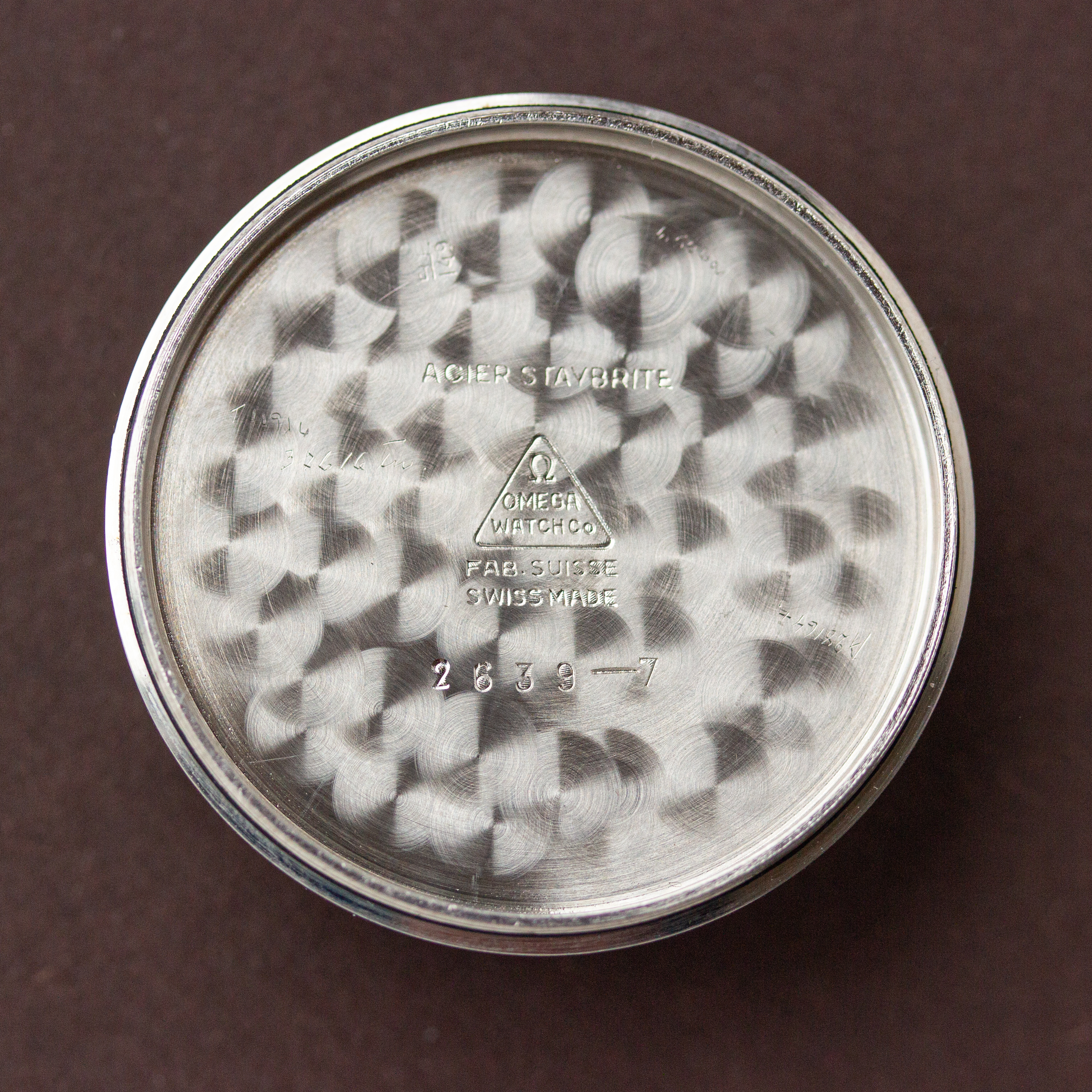 View of Omega Pre-Seamaster Dress Sub Second Ref 2639 from 1951