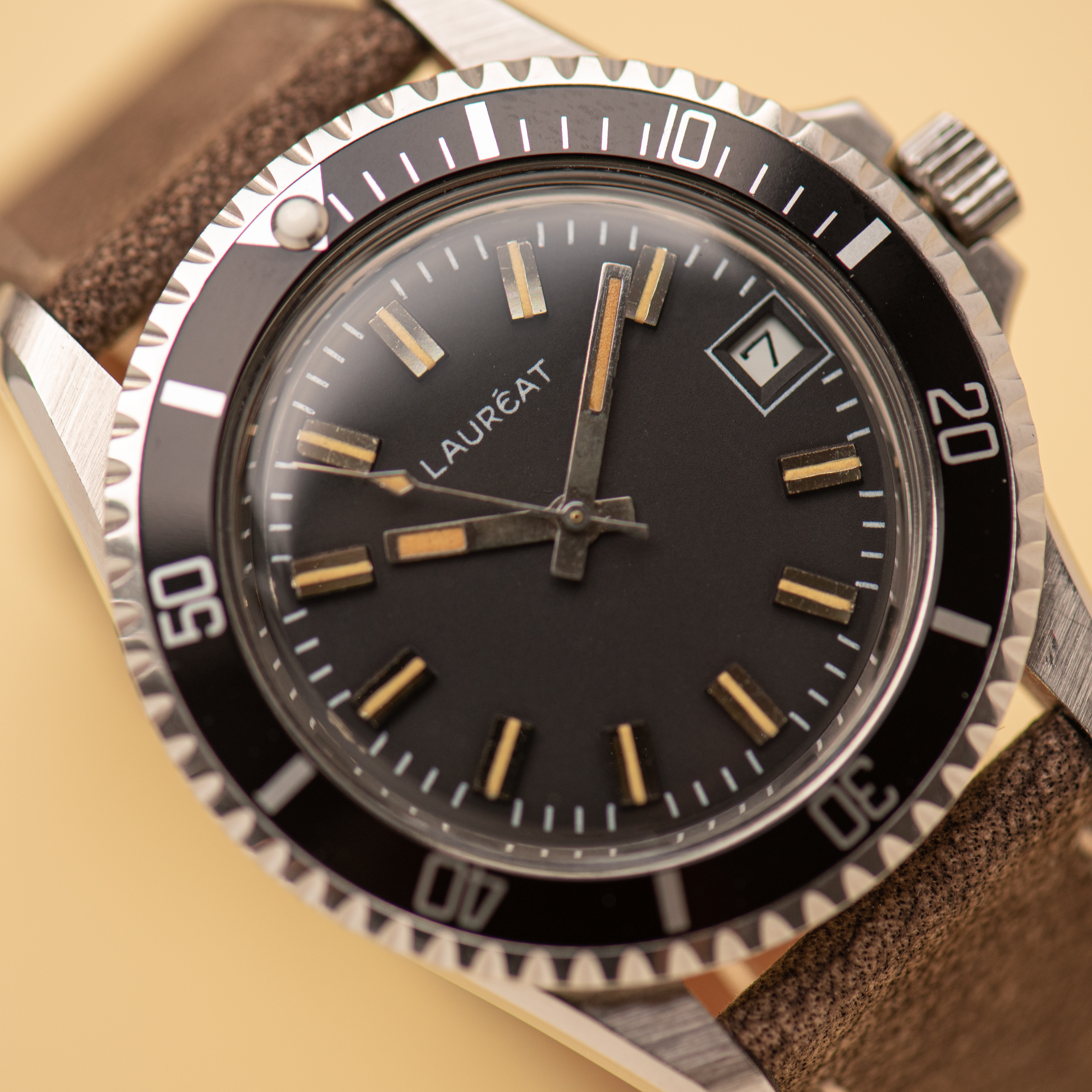 Vue de Lauréat Diver Automatic Rolex 5513 Style Réf 4344