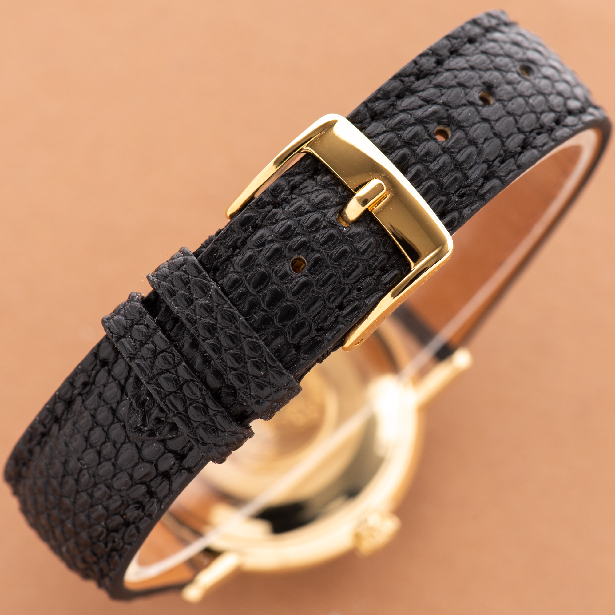 View of Omega Seamaster De Ville Date Automatic 18K Yellow Gold Ref 166,020 from 1962
