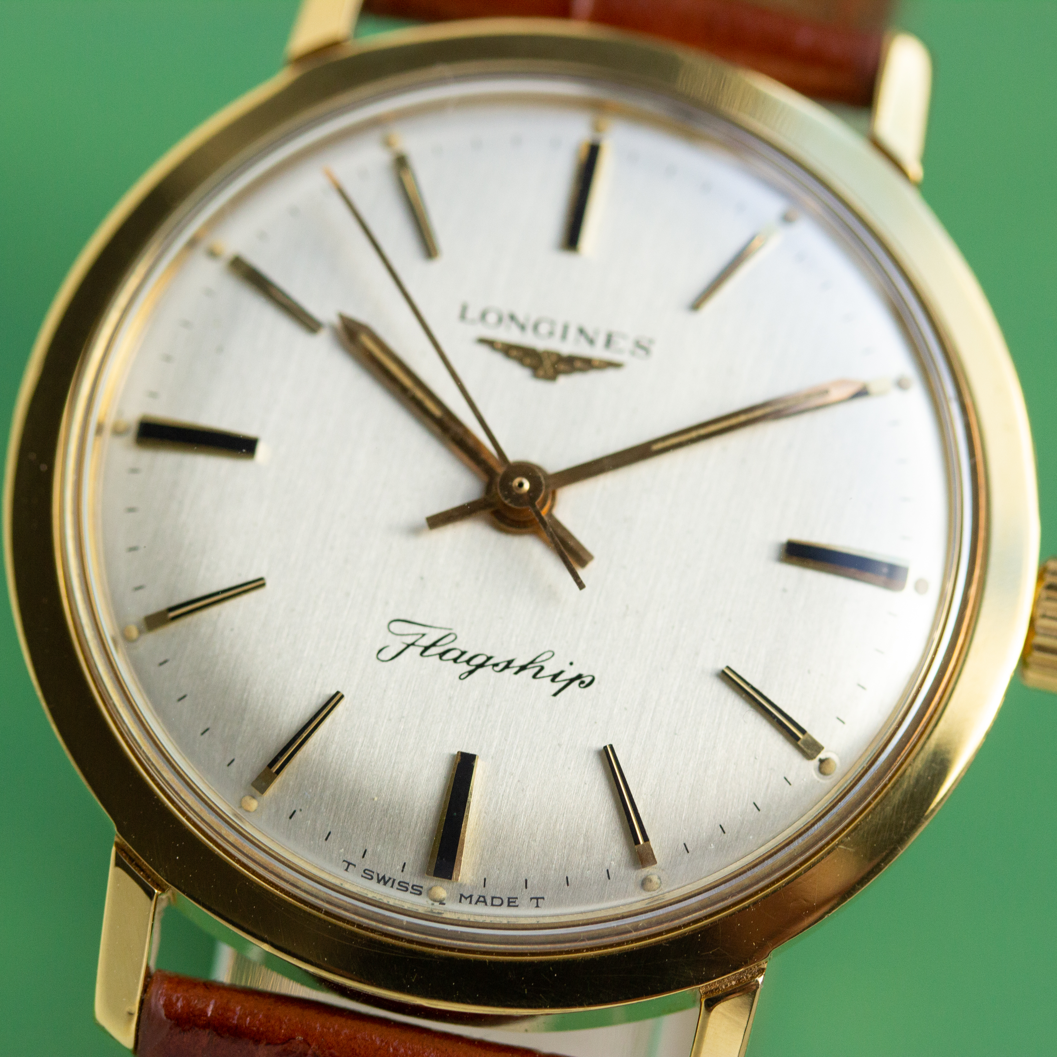 Zicht op Longines Flagship Dress centre seconden ref 7812