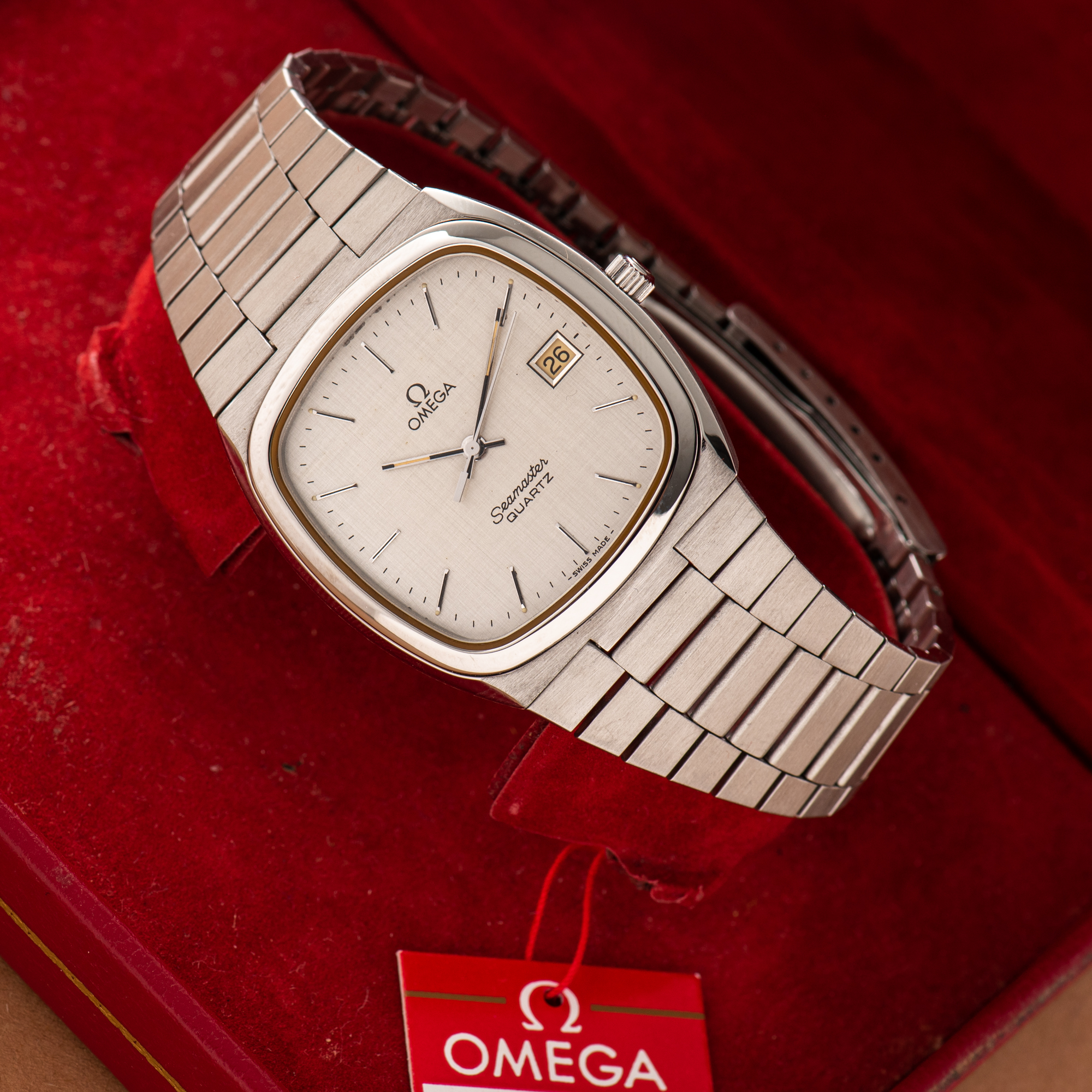 View of Omega Seamaster Quartz Full Set from 1981 cal 1342 Réf 396.0890