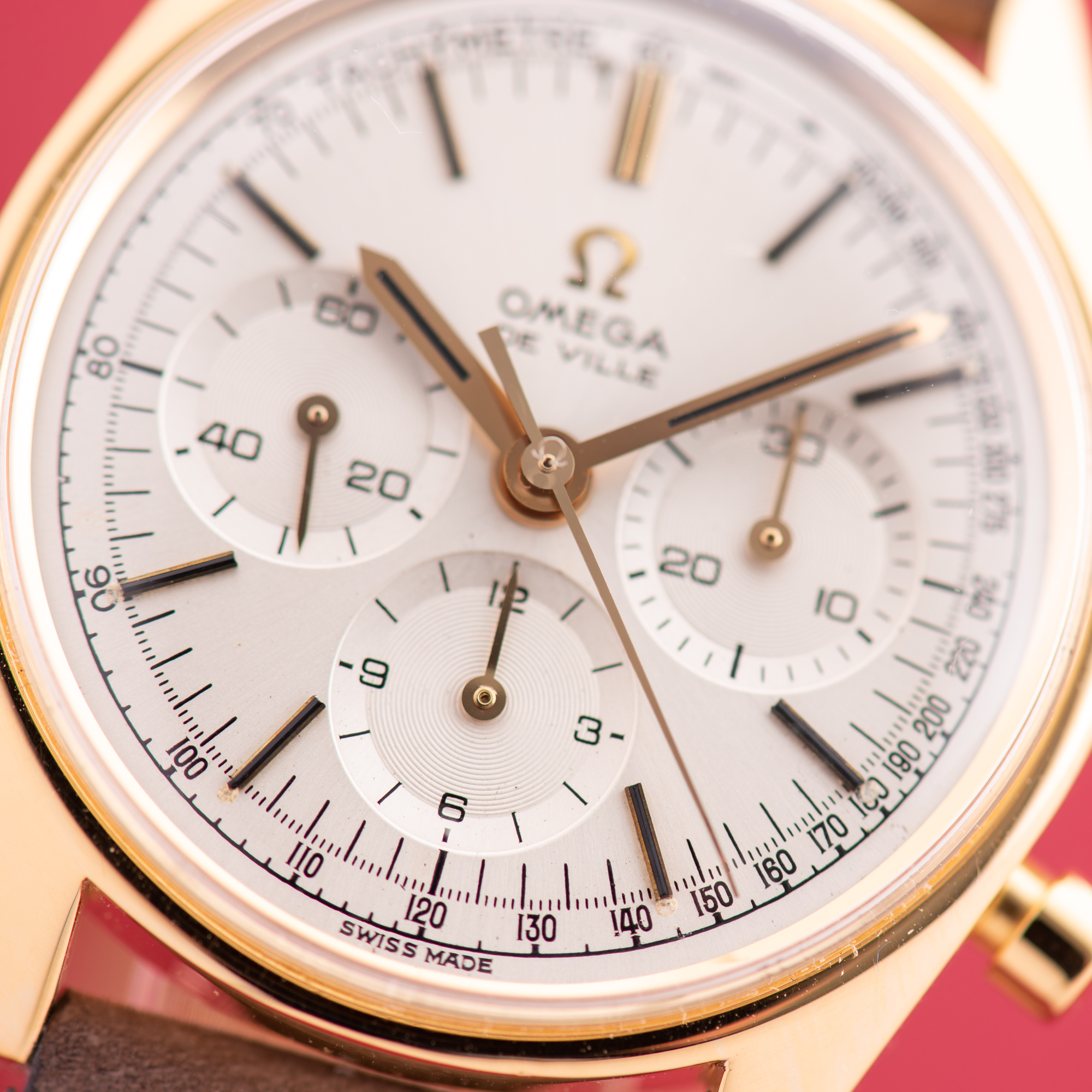 Vue de Omega De Ville Chronograph cal 861 from 1969 Réf 145.018