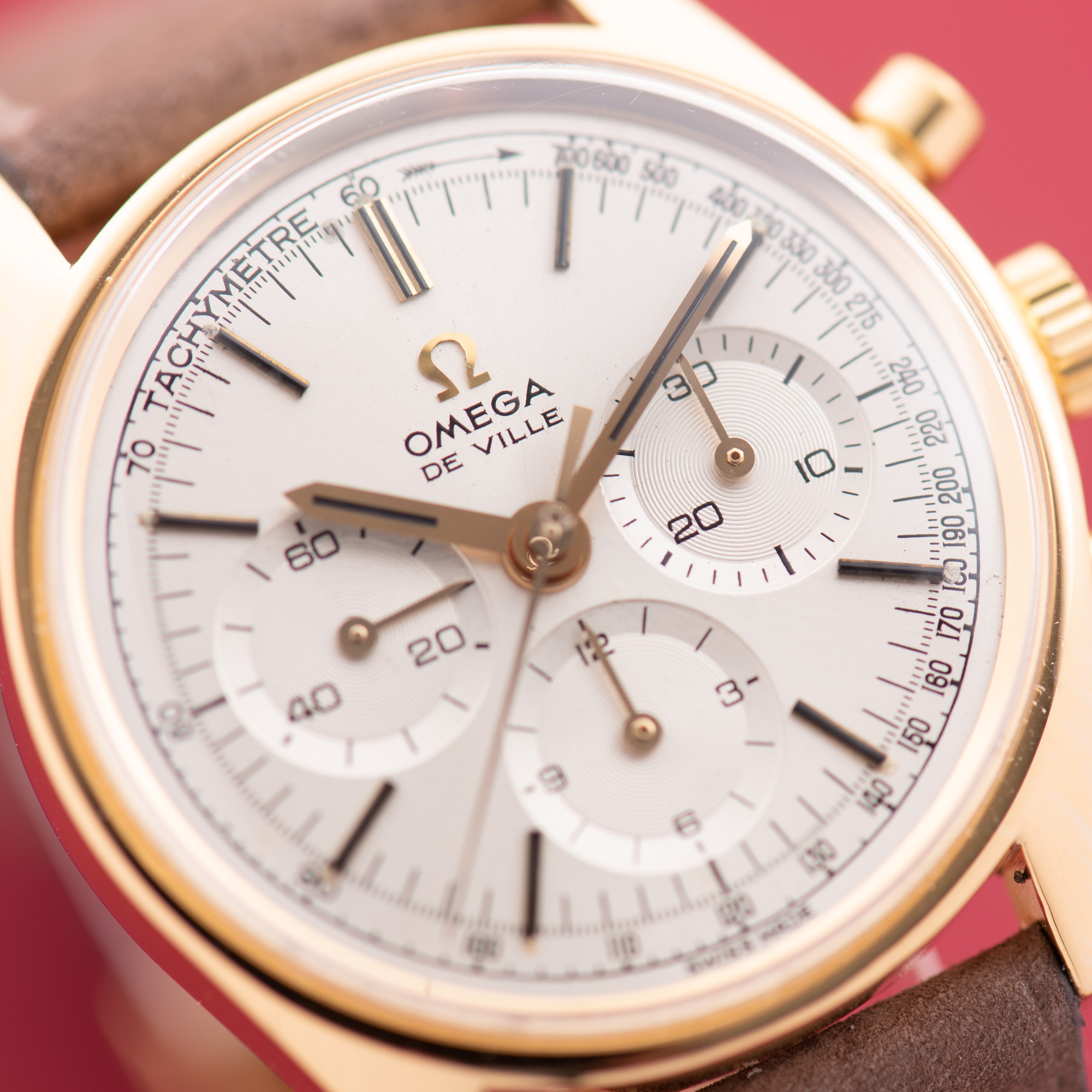 Vue de Omega De Ville Chronograph cal 861 from 1969 Réf 145.018