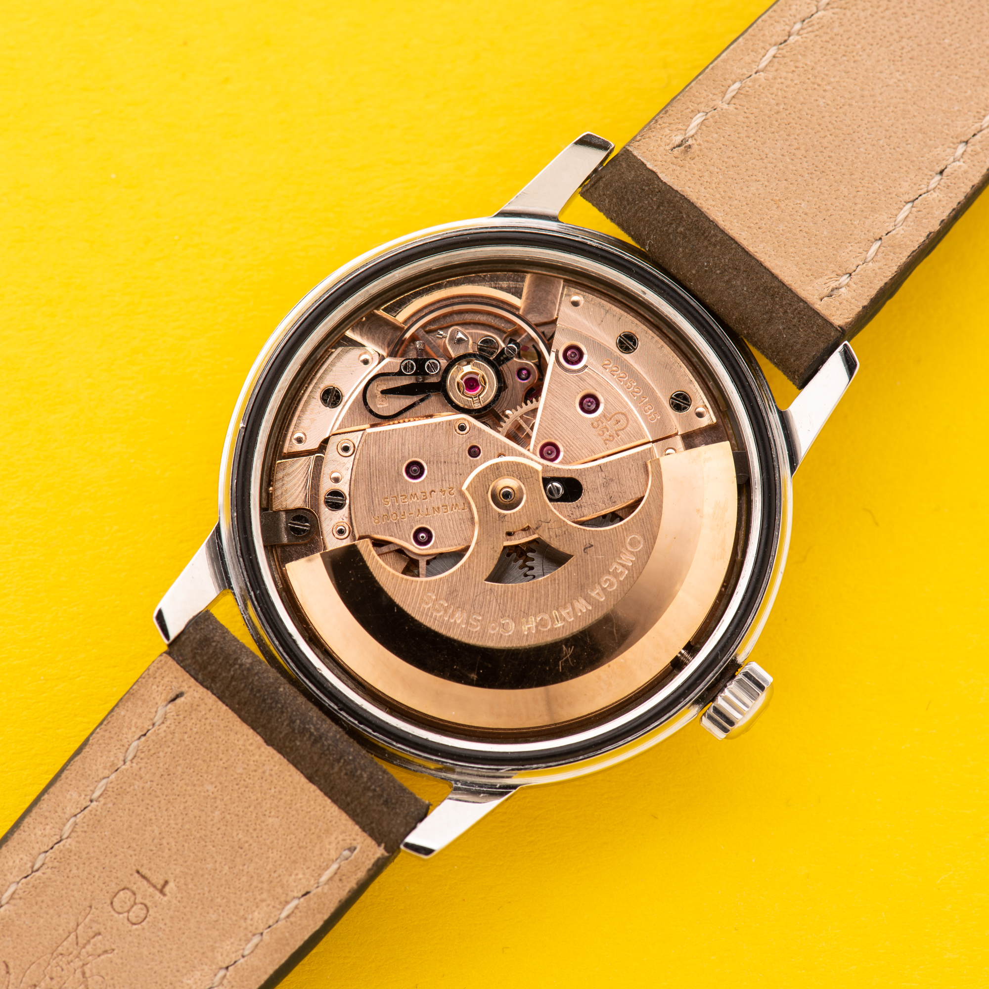 Vue de Omega Seamaster Automatic Date from 1965 Réf 166.002