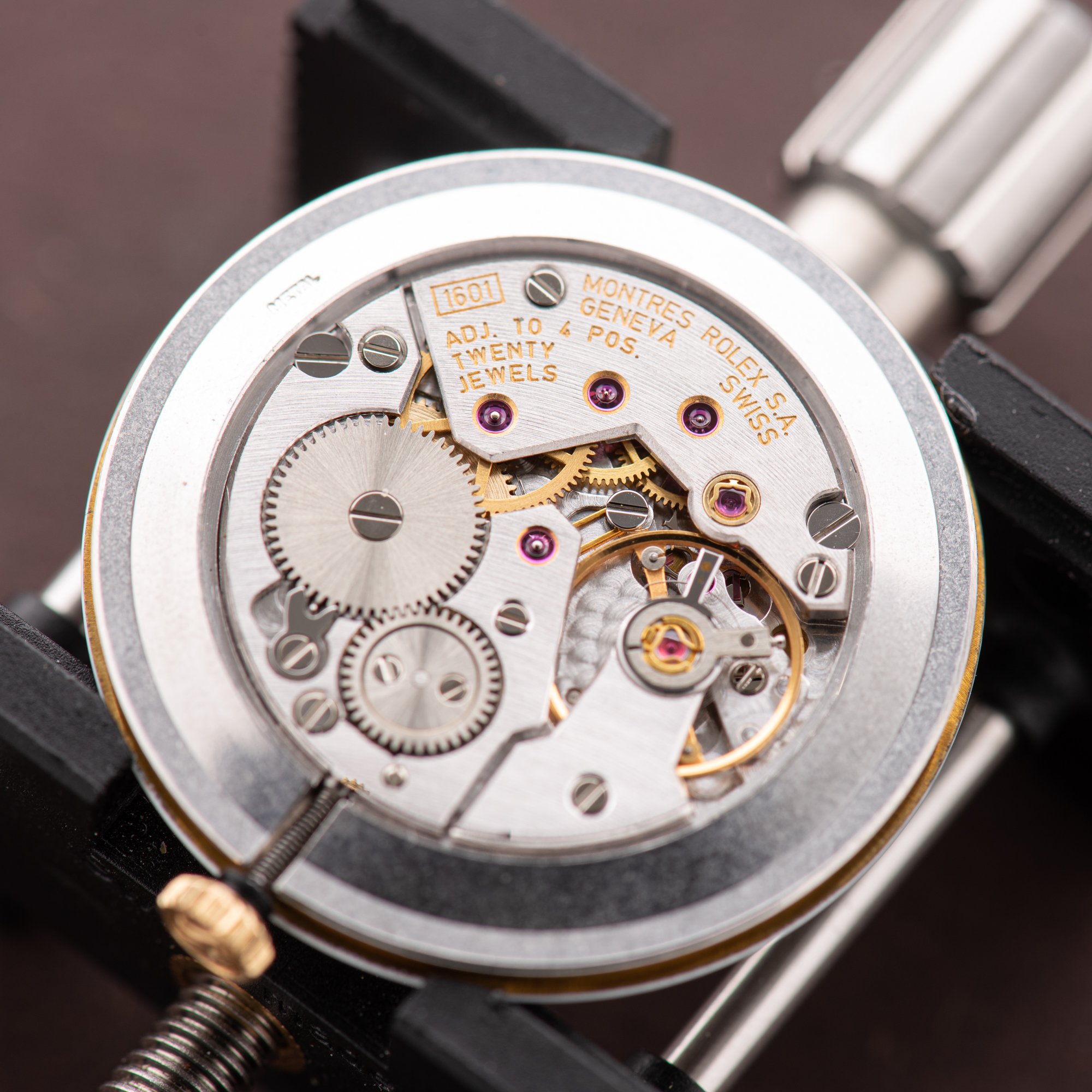 Zicht op Rolex Cellini 18K Geelgouden jurk Watch Cal 1601 Ref 5112