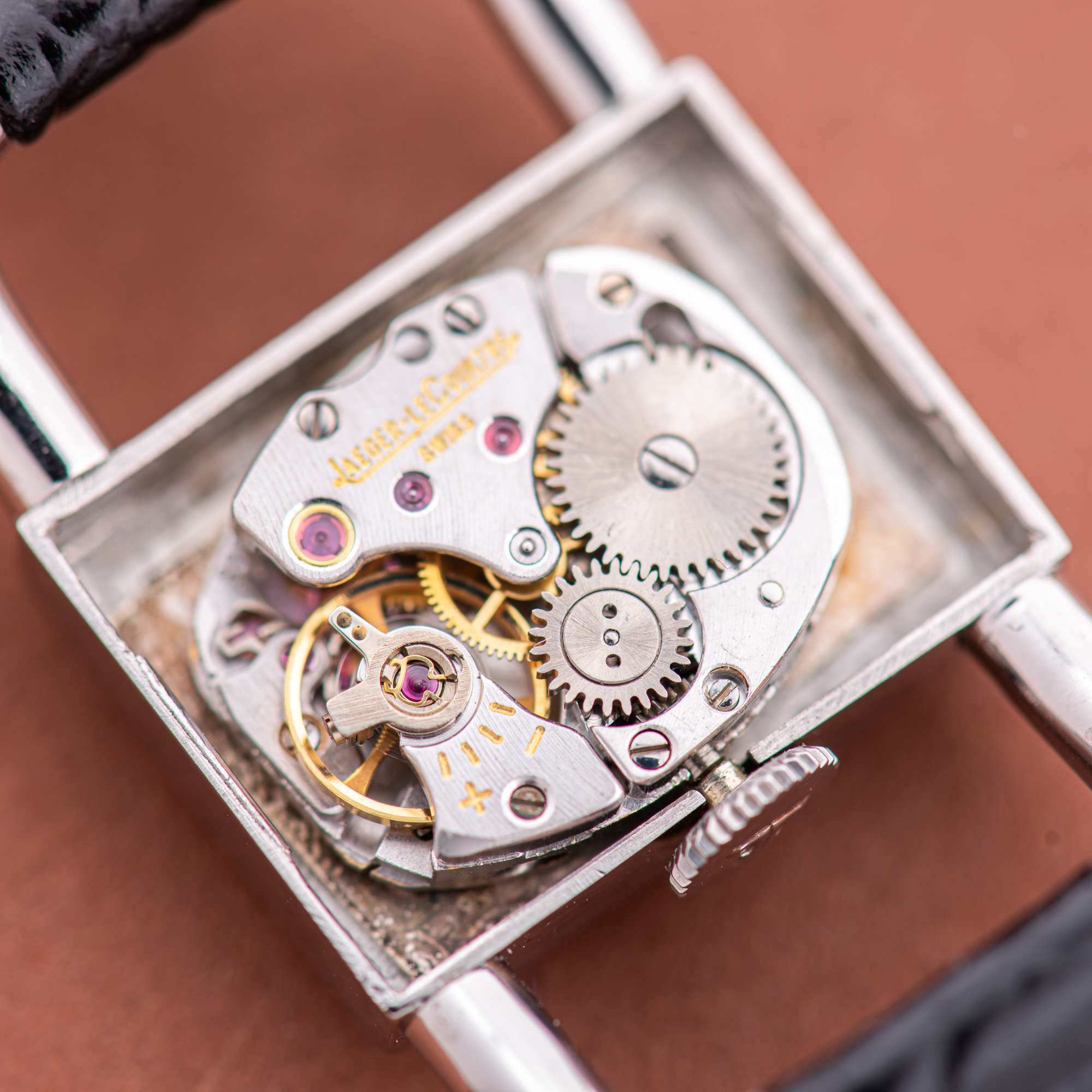 View of Jaeger-LeCoultre Etrier Lucchetto for Hermes Réf 1670.42