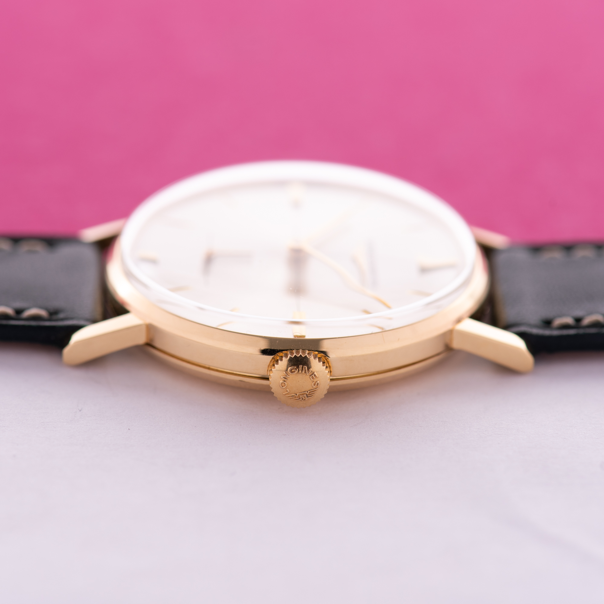 Vue de Longines Dress Sub Seconds 30L 18K Réf 7515
