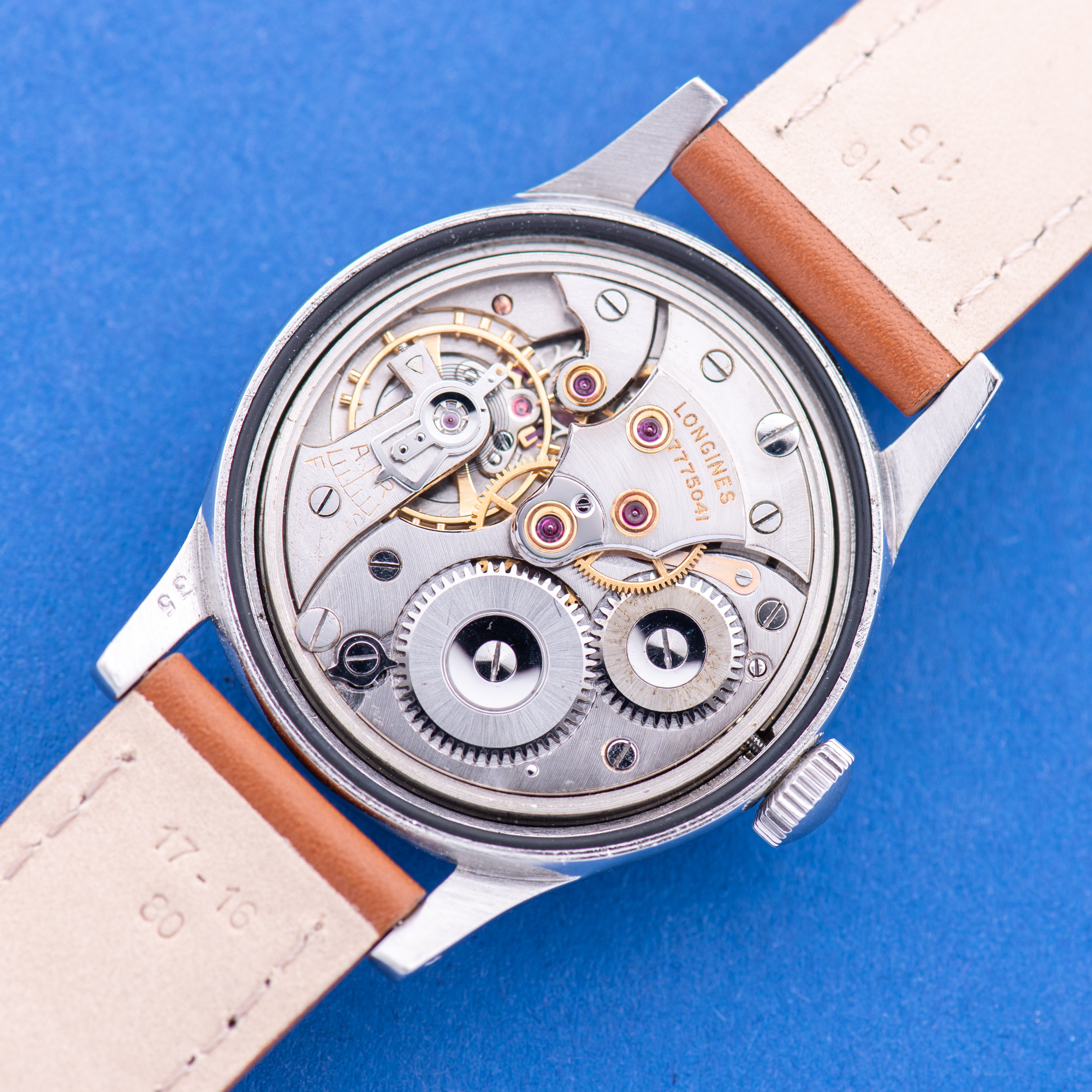 Vue de Longines Dress Watch Centre Seconds 1940s Réf 6099
