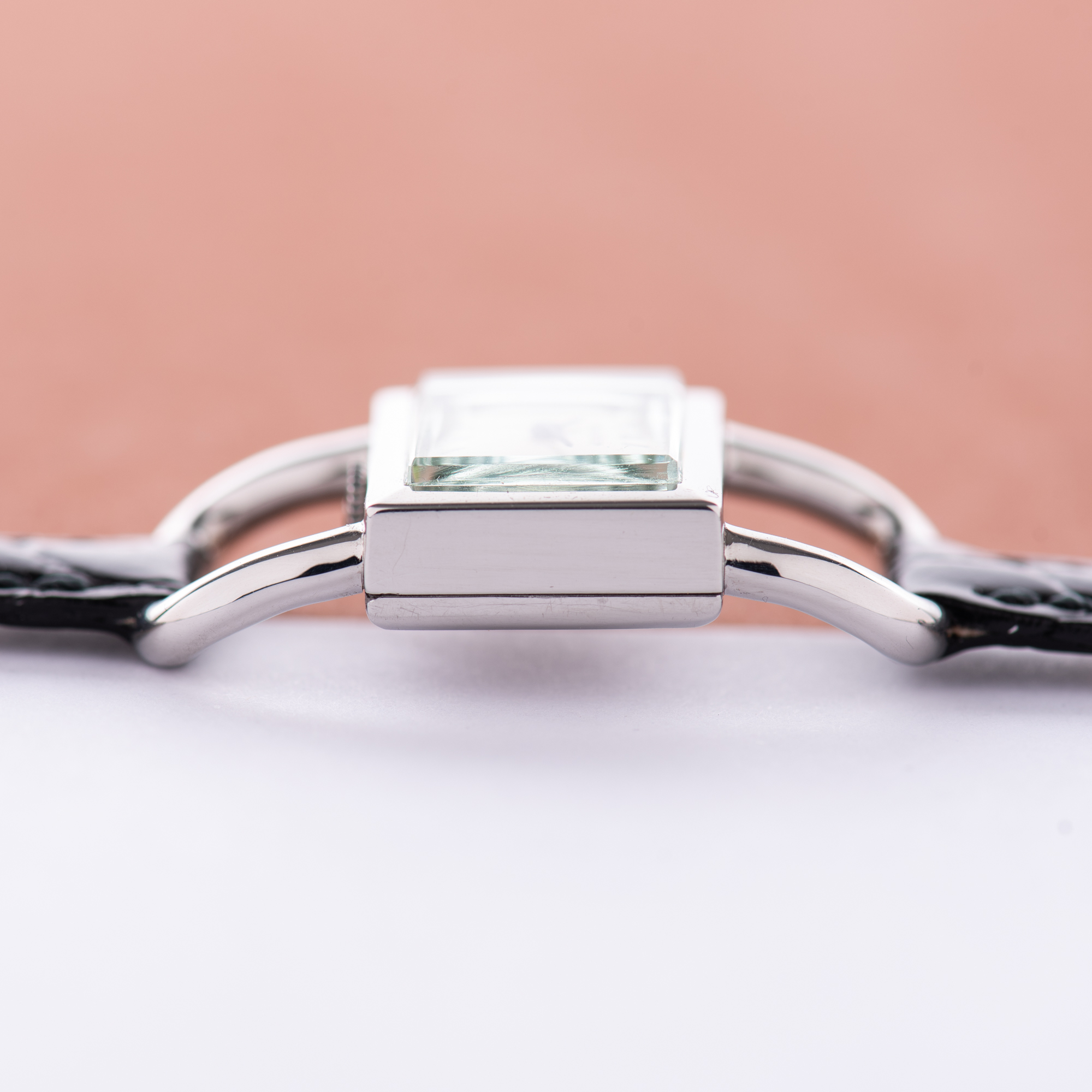 View of Jaeger-LeCoultre Etrier Lucchetto for Hermes Réf 1670.42
