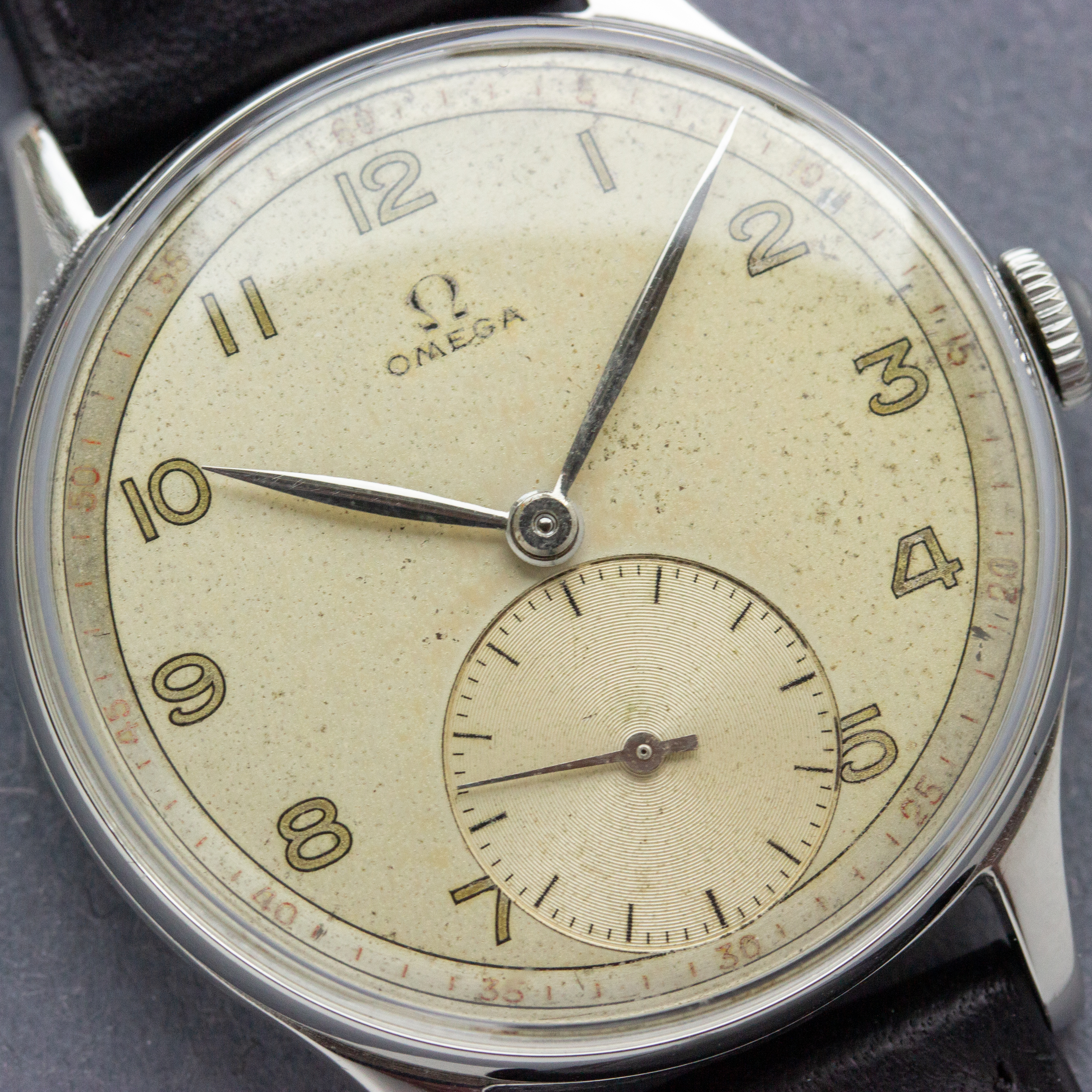 View of Omega Dress Sub Second 30T2 1946 Ref 2317
