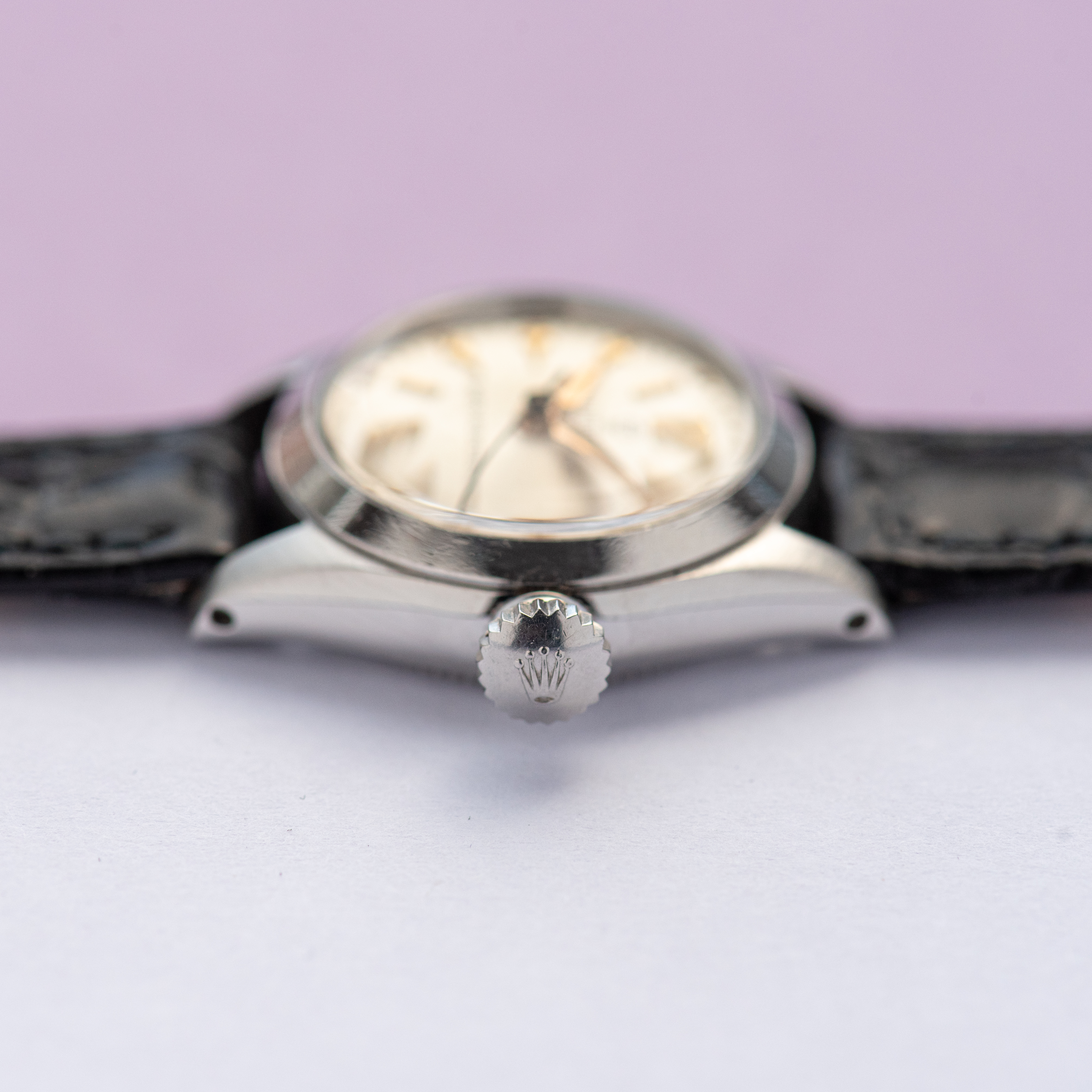 View of Tudor Small Rose Oyster Royal Shock-Resisting Réf 7935 from 1957