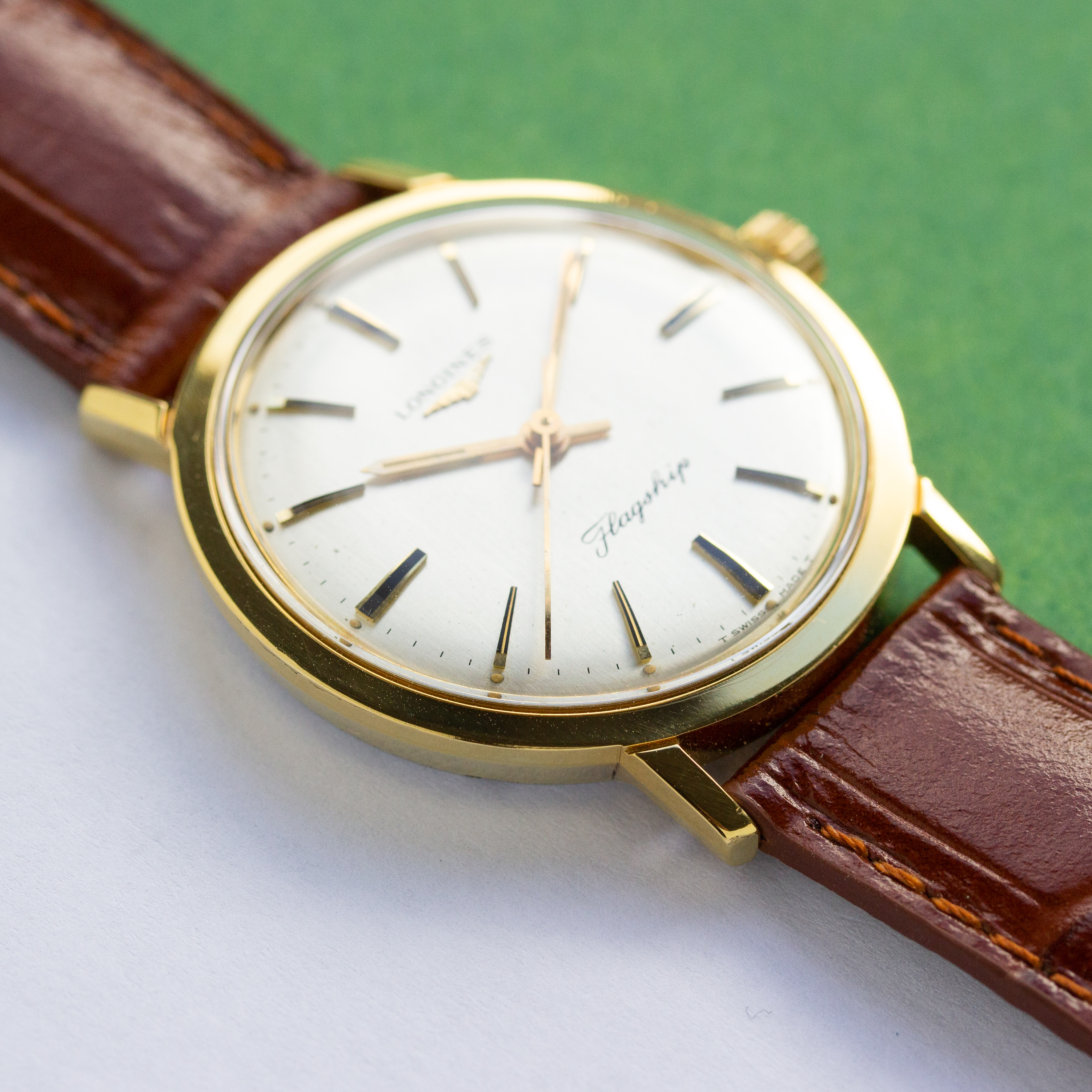 Zicht op Longines Flagship Dress centre seconden ref 7812
