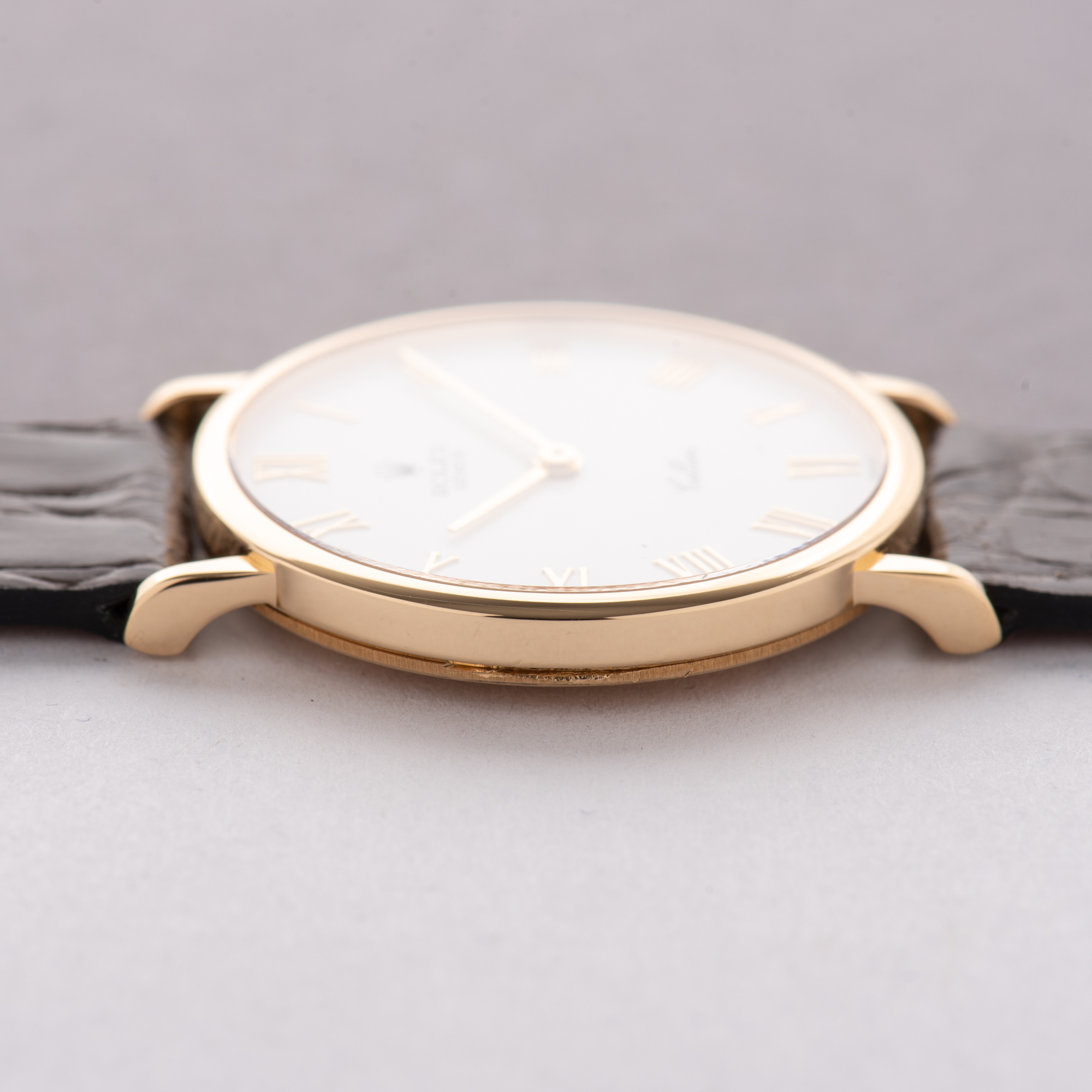 Zicht op Rolex Cellini 18K Geelgouden jurk Watch Cal 1601 Ref 5112