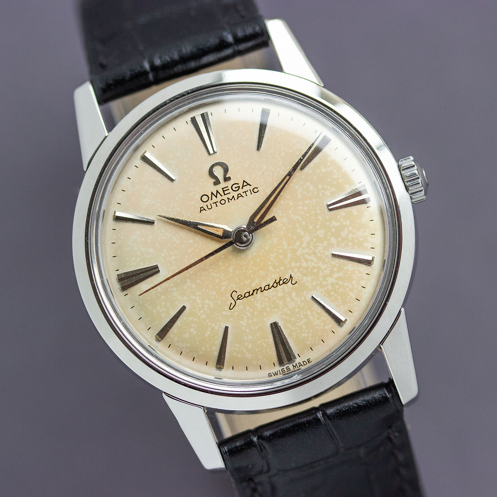 Thumbnail: Omega Seamaster Automatic cal 591 from 1959 Réf 14704