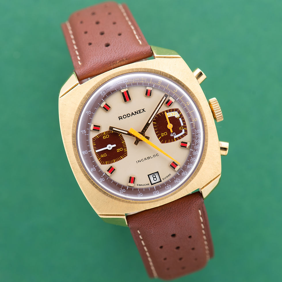 Miniature : Rodanex Chronographe incabloc valjoux 7734