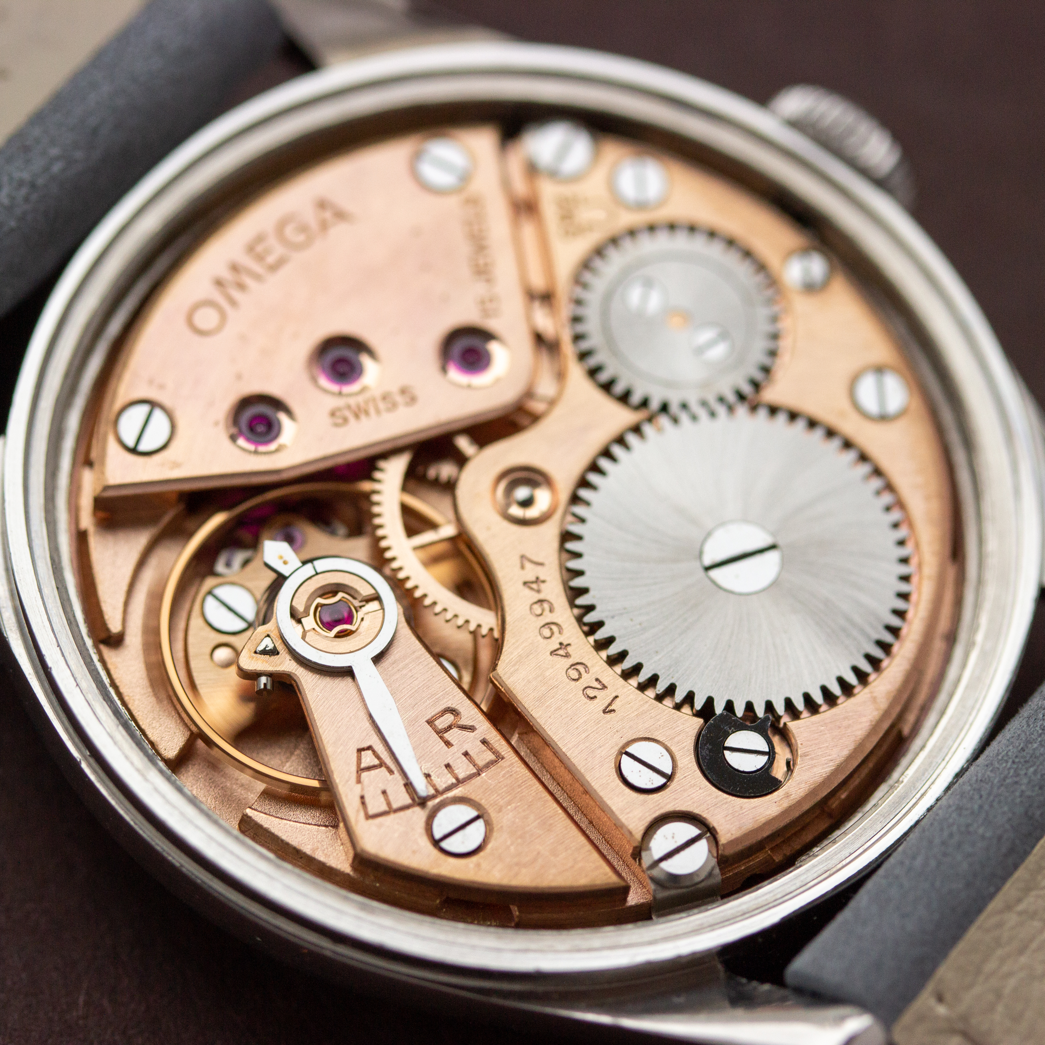 View of Omega Pre-Seamaster Dress Sub Second Ref 2639 from 1951