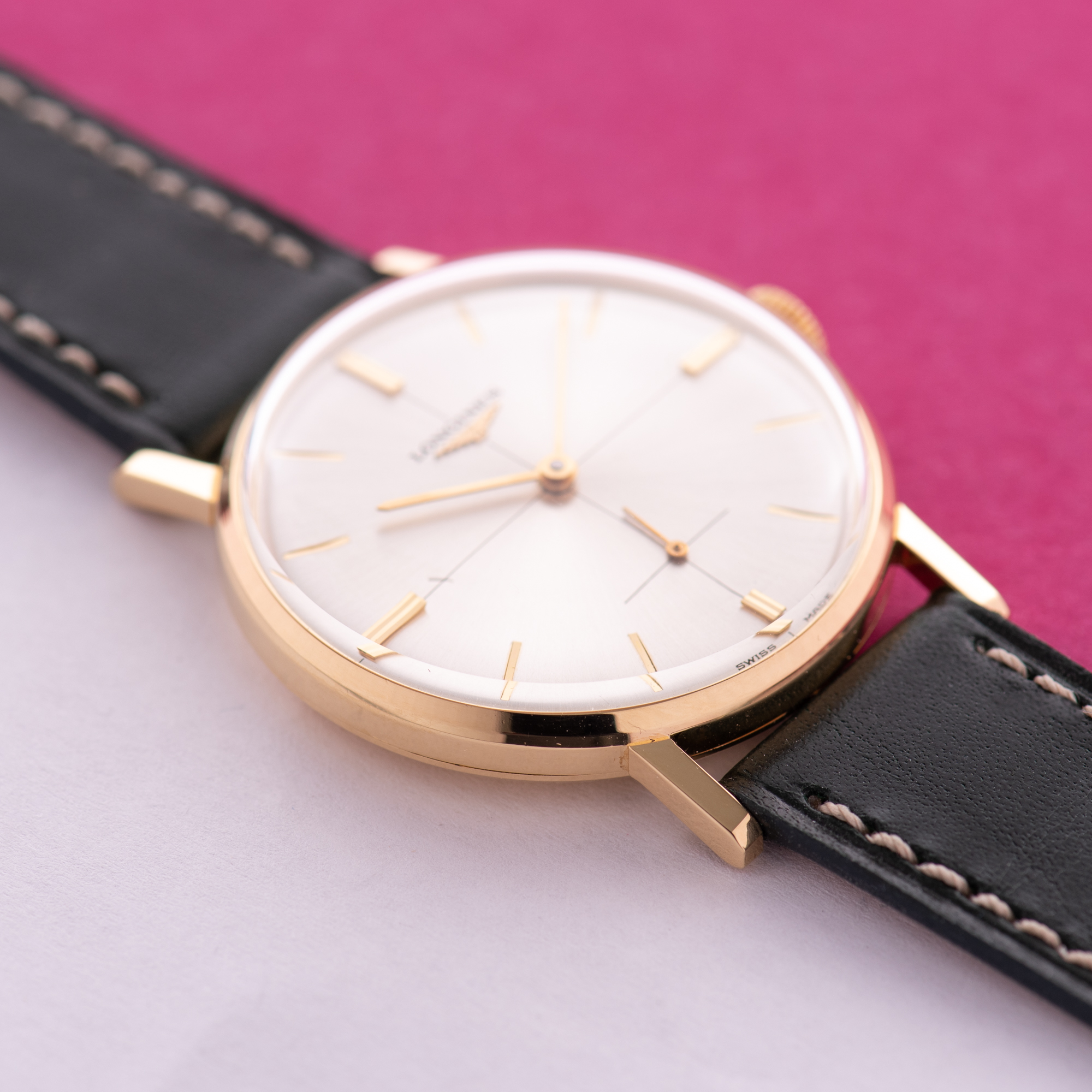 Vue de Longines Dress Sub Seconds 30L 18K Réf 7515